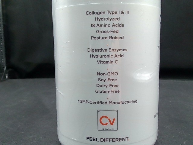 Codeage Collagen Vitamin C+ Powder 9.98oz Unflavored Hyaluronic Acid Exp 12/3/27