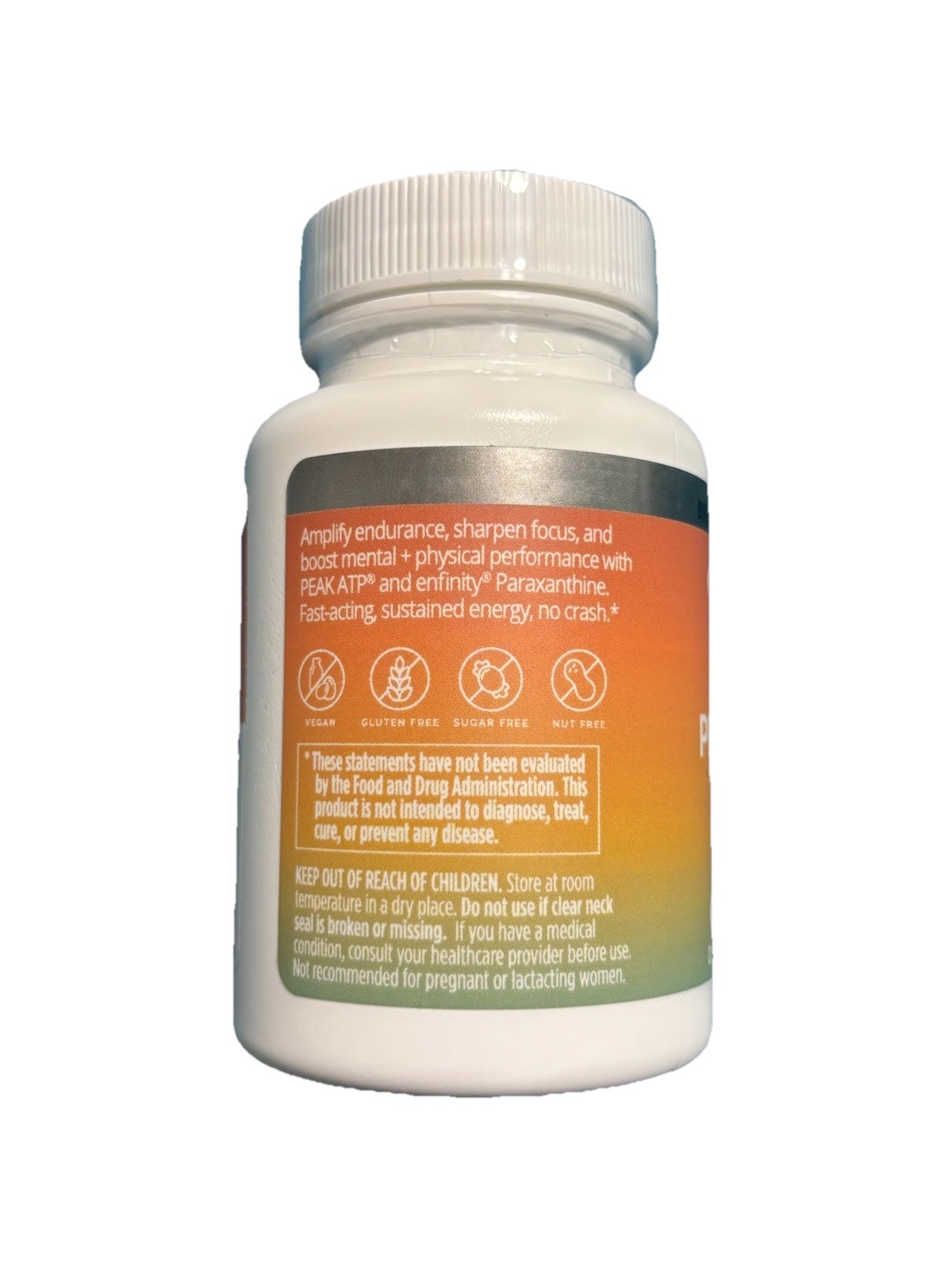 BrainMD Peak Energy PEAK ATP Paraxanthine Vegan Gluten-Free 30 Capsules