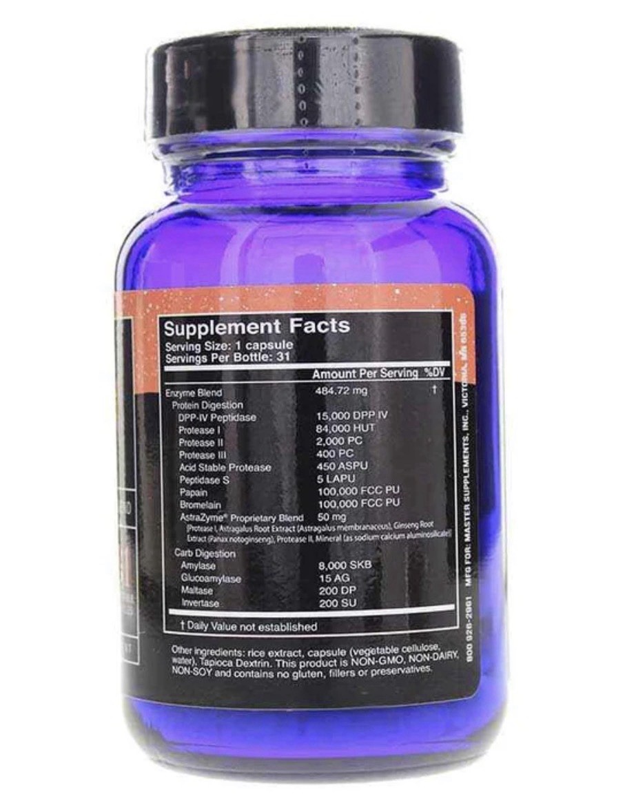 Glutaxym Gluten Digestive Support Supplement 31 Capsules
