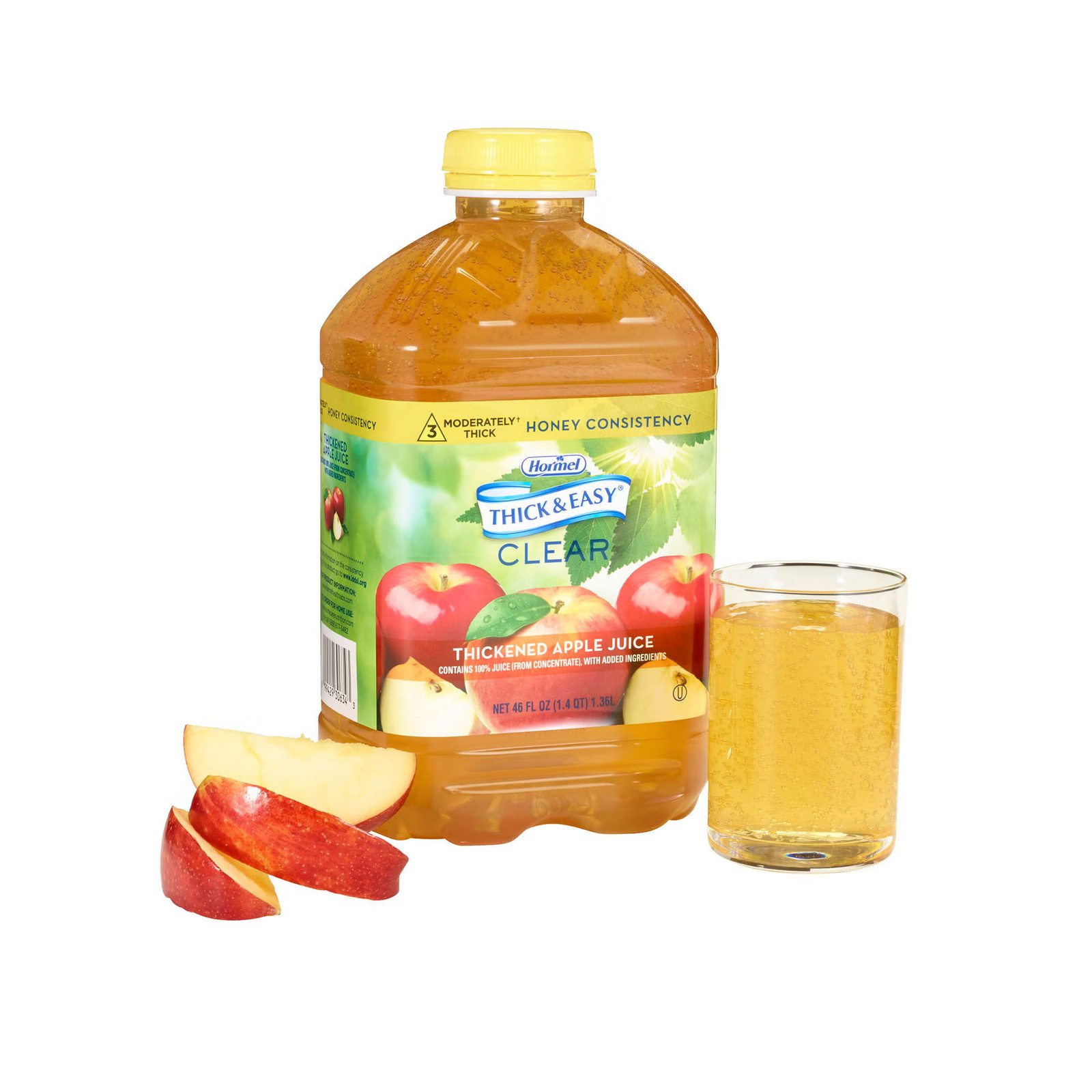 Thick & Easy Thickened Beverage Apple 46 oz. Bottle 6 Ct