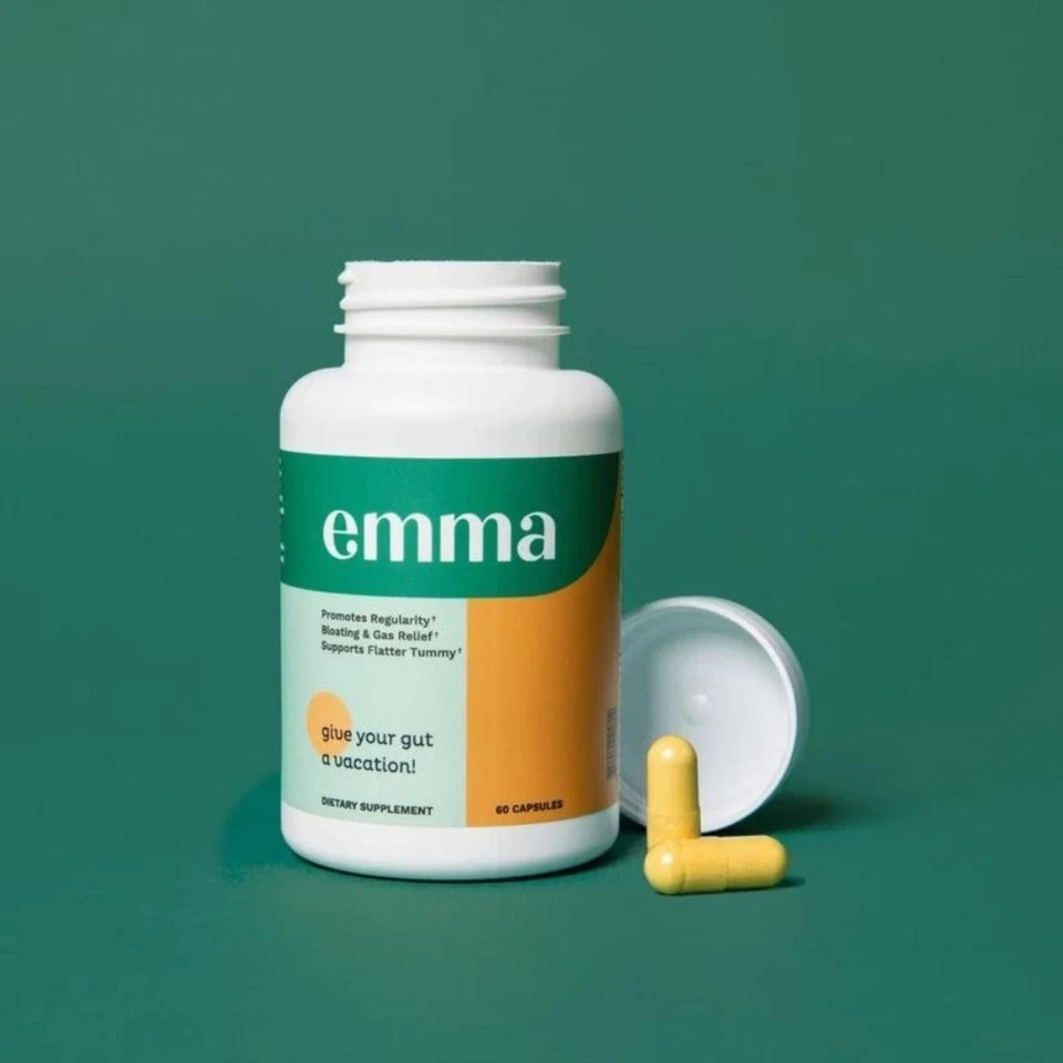 Emma by Enclave Gut Health Supplement 60 Capsules Vitamin D Berberine Digestive…
