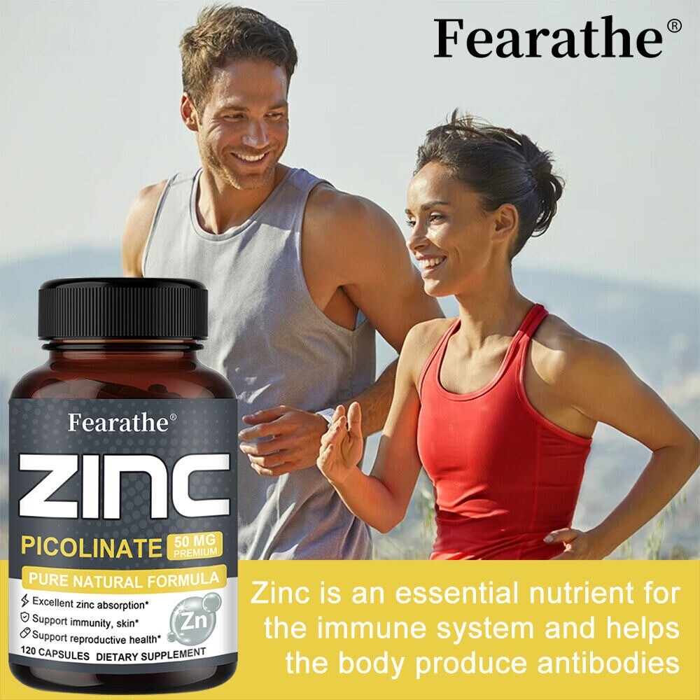 Zinc Picolinate 50mg | 30 To 120 Capsules | High Potency, Non-GMO