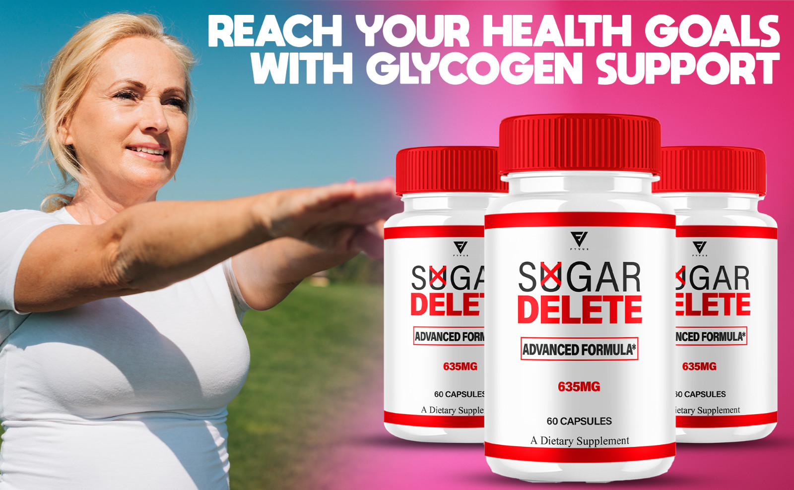 (3 Pack) Sugar Delete Glycogen Pills, SugarDelete Max Strength (180 Capsules)
