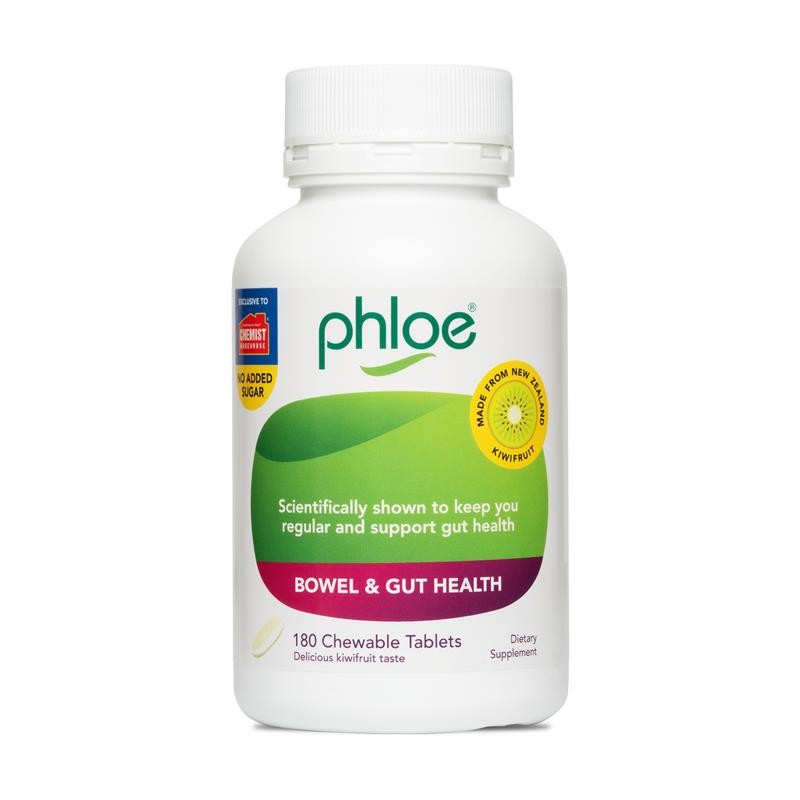 Phloe Bowel & Gut Health No Added Sugar 180 Chewable Tablets