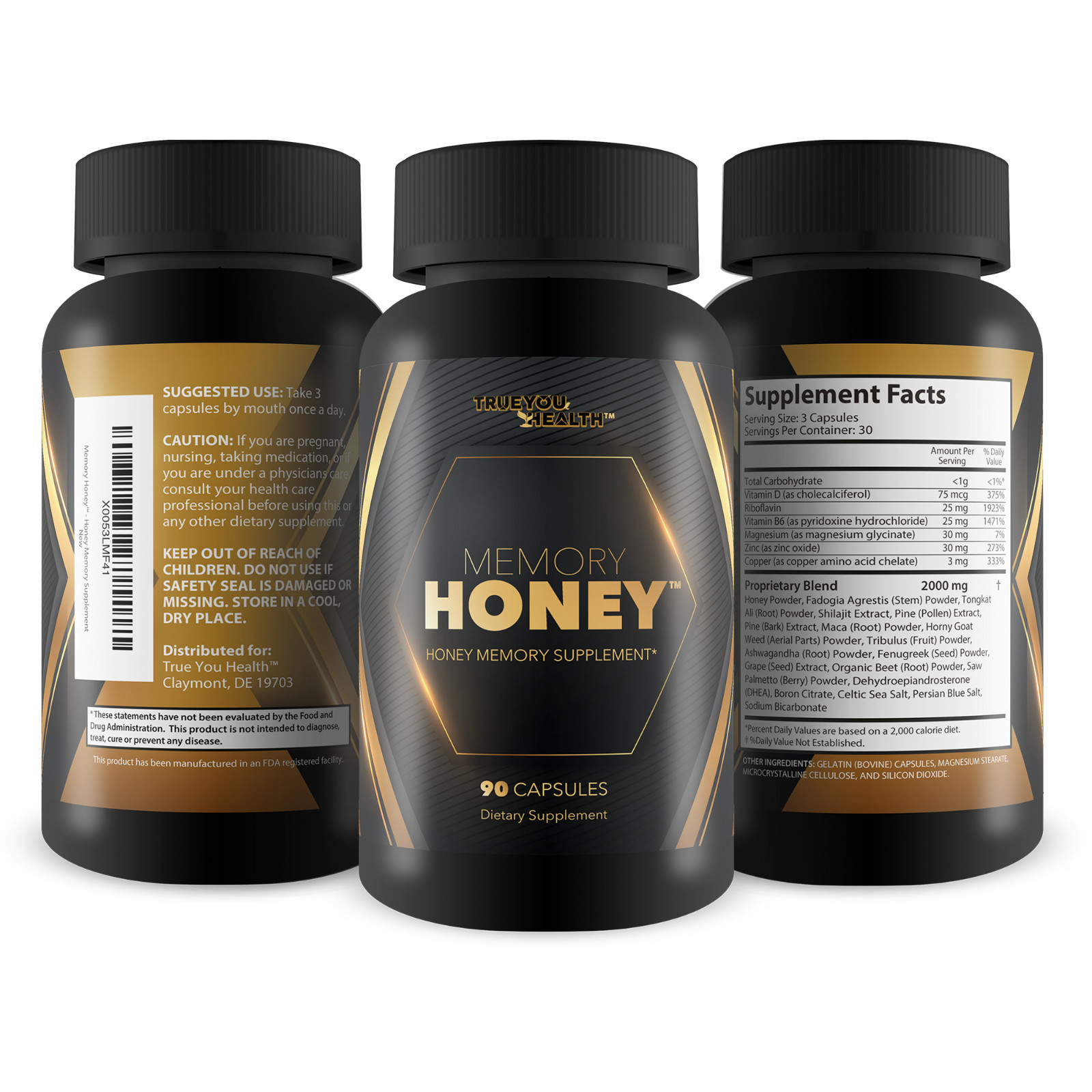 Memory Honey – Our Best Neuro Honey for Memory Loss – Mental Focus Supplement