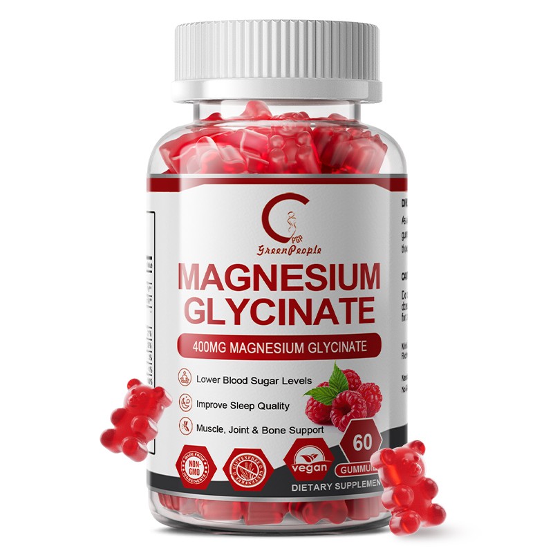 Magnesium Glycinate Gummies 60ct – Better Sleep, Calm & Relaxation, Sugar Free