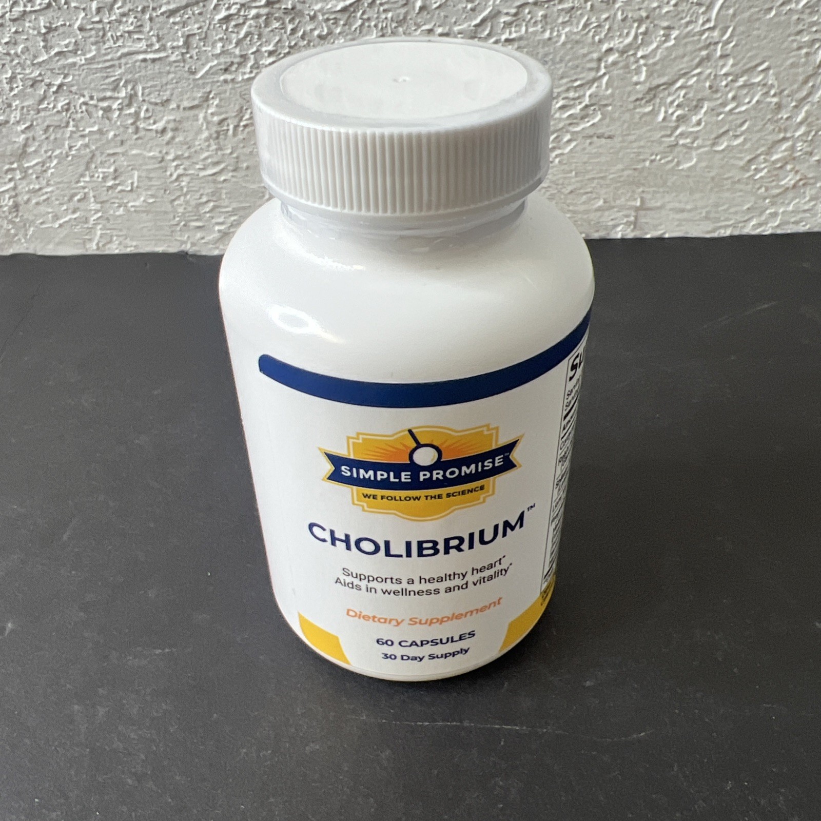 Simple Promise CHOLIBRIUM (60 Caps) Healthy Heart, Wellness, Vitality – 04/2029!