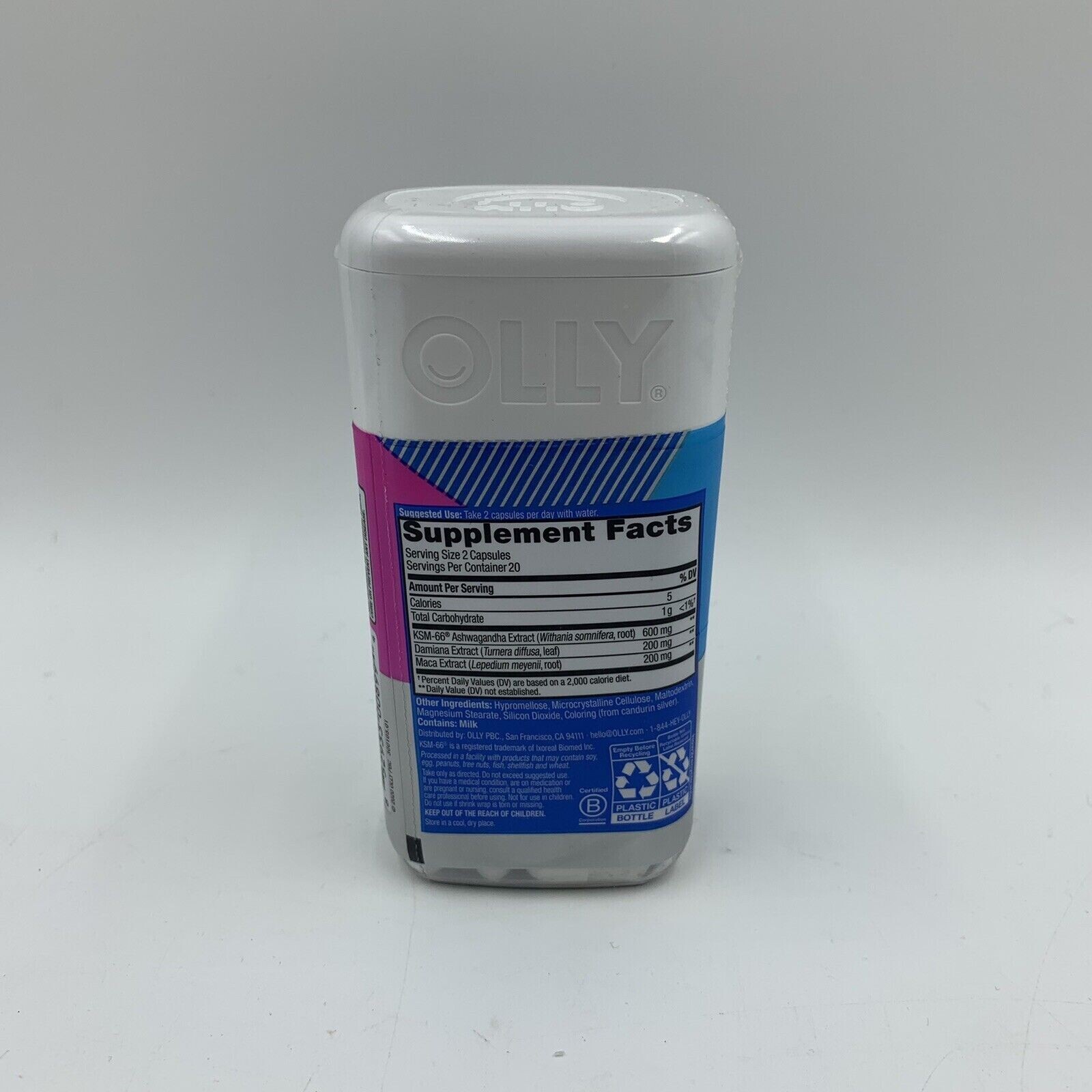 2 Pks-Olly Lovin’ Libido Supports Ashwagandha, Damiana & Maca, 40 Caps+GIFT Free