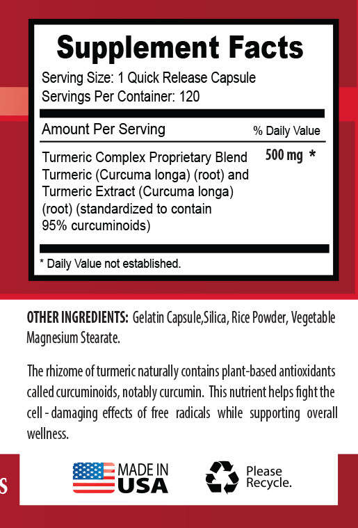 antioxidant defense complex – TURMERIC CURCUMIN COMPLEX 3B – unisex