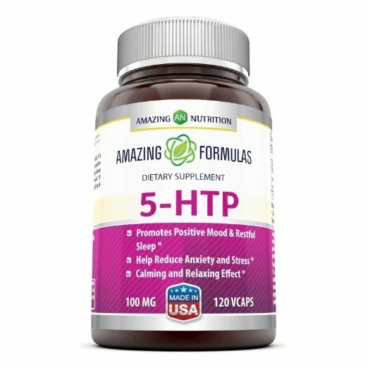 Amazing Formulas 5-HTP 5 HTP 100 mg 120 Capsules EXP 10/2027