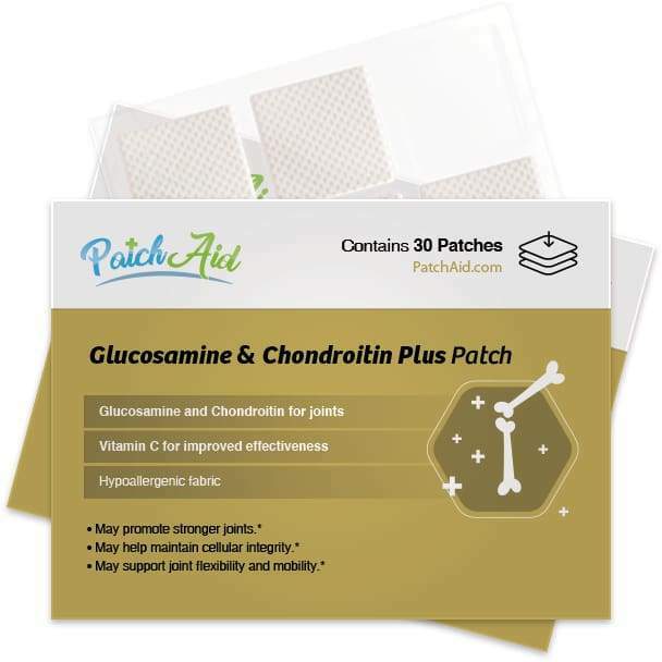 Glucosamine & Chondroitin Topical Patch by Patch Aid 30 Day & 90 Day FREE SHIP