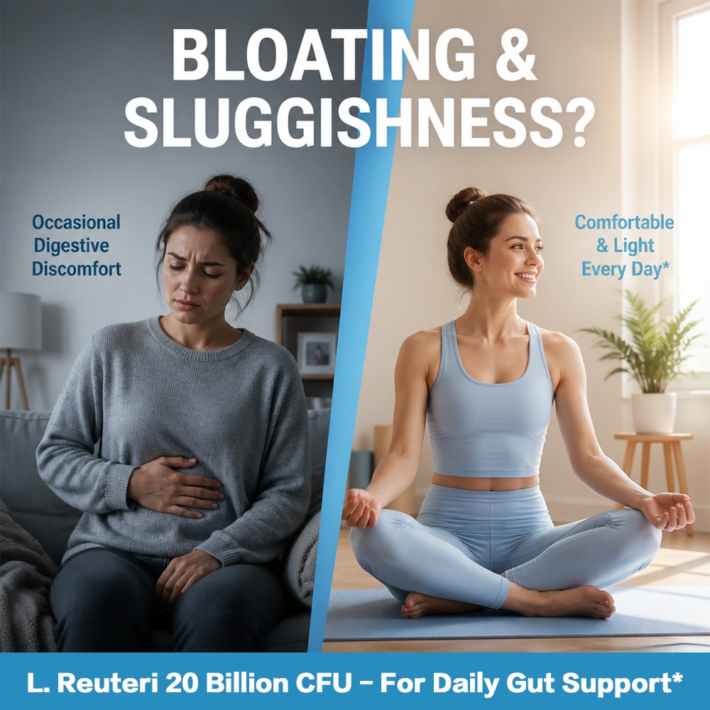 20 Billion CFU Probiotic Capsules For Bloating & Digestive Sluggishness,30~120CT