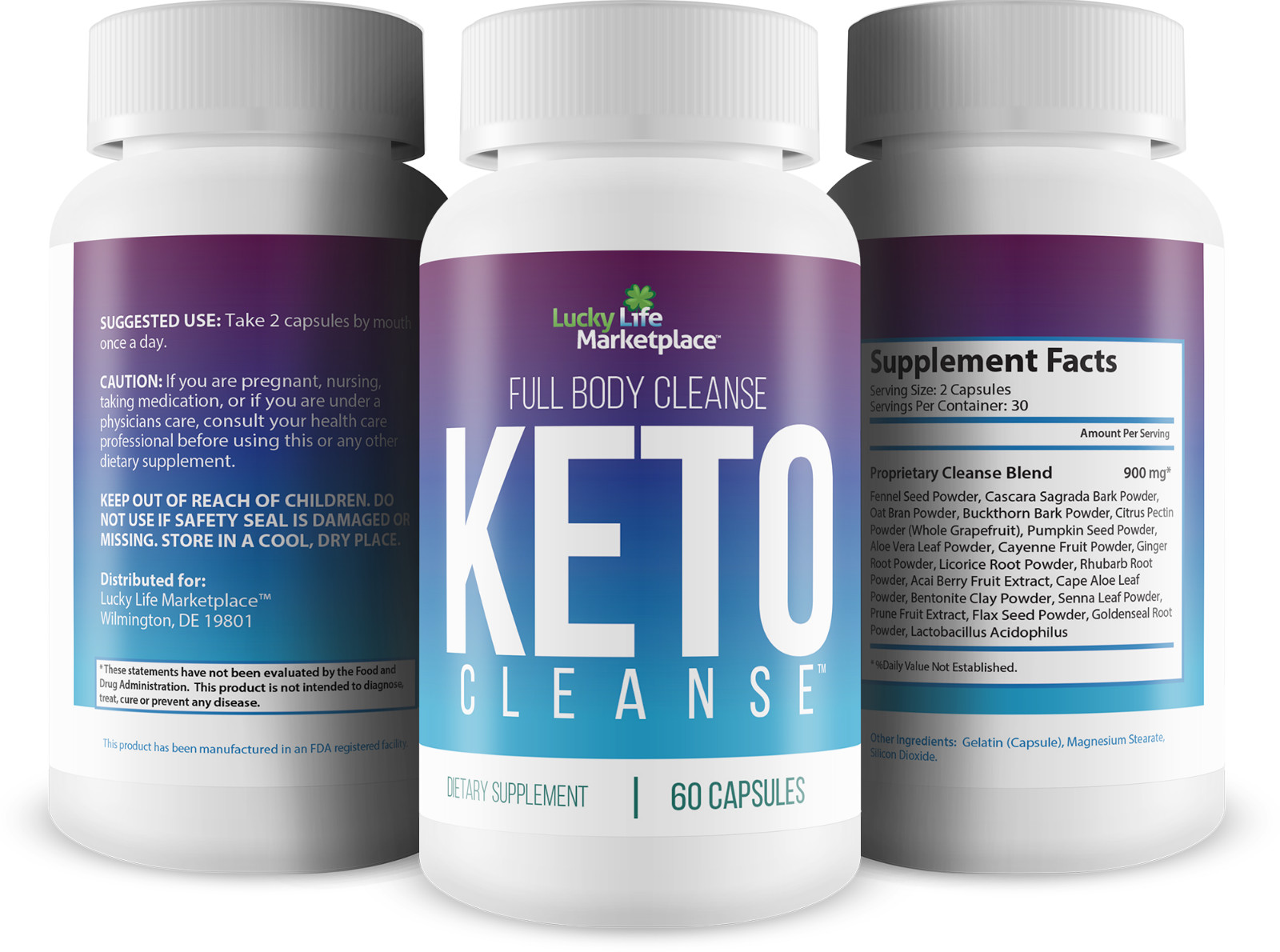 Keto Cleanse – Natural Full Body Cleanse with Probiotics – Aid Gut Cleanse