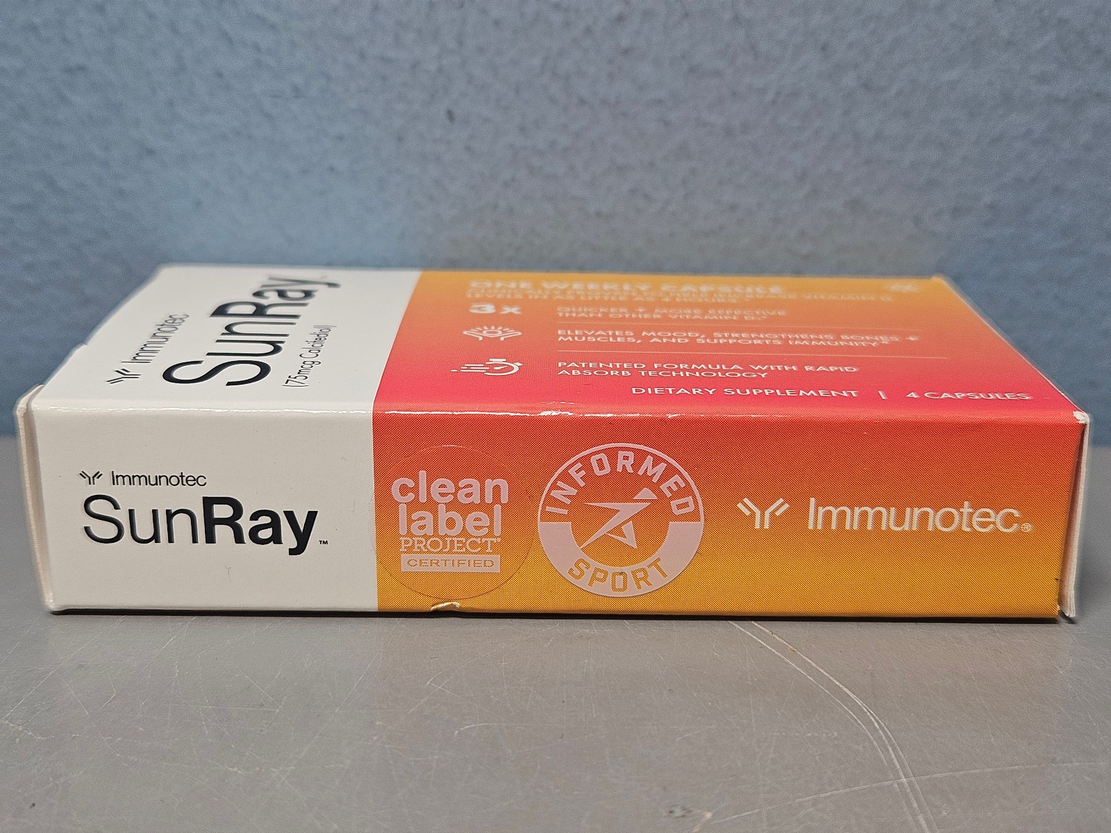 Immunotec SunRay One Weekly Capsule – 4 Capsules – New & Sealed Exp 12/2027