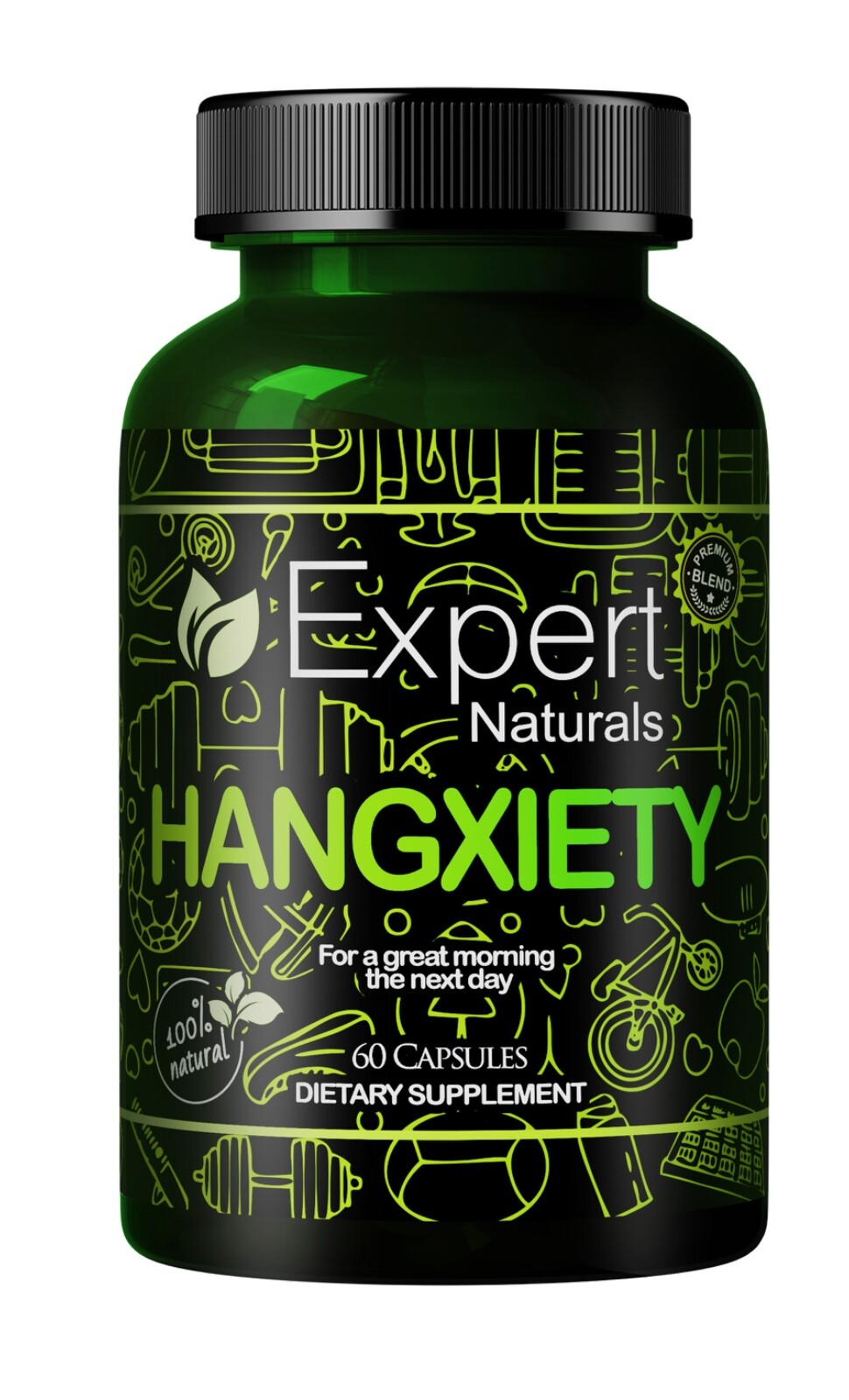 Expert Naturals Hangxiety – Hangover Supplements 60count All Natural Ingredients