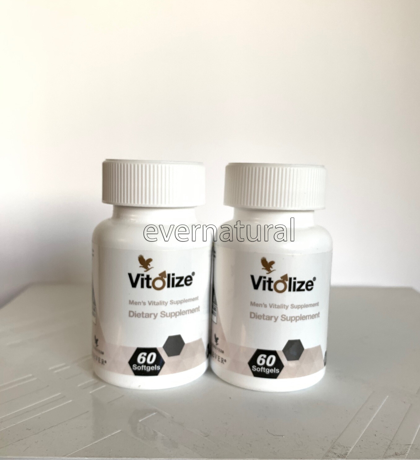 2 bot. Forever Vitolize formula for men (60 softgels each) KOSHER