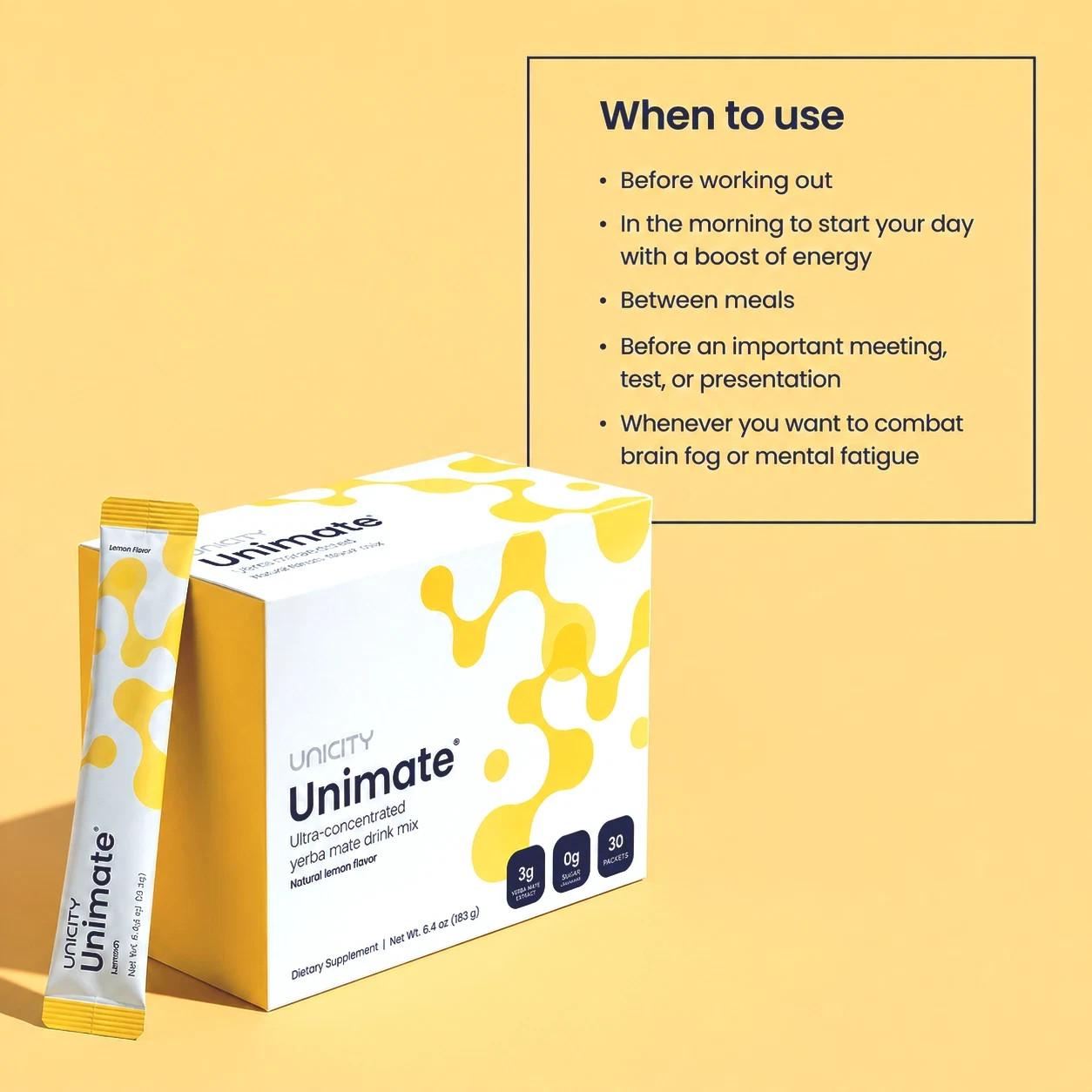 COMBO-UNICITY UNIMATE LEMON AND UNICITY BALANCE NATURAL ORANGE FLAVOR EXP 08/28