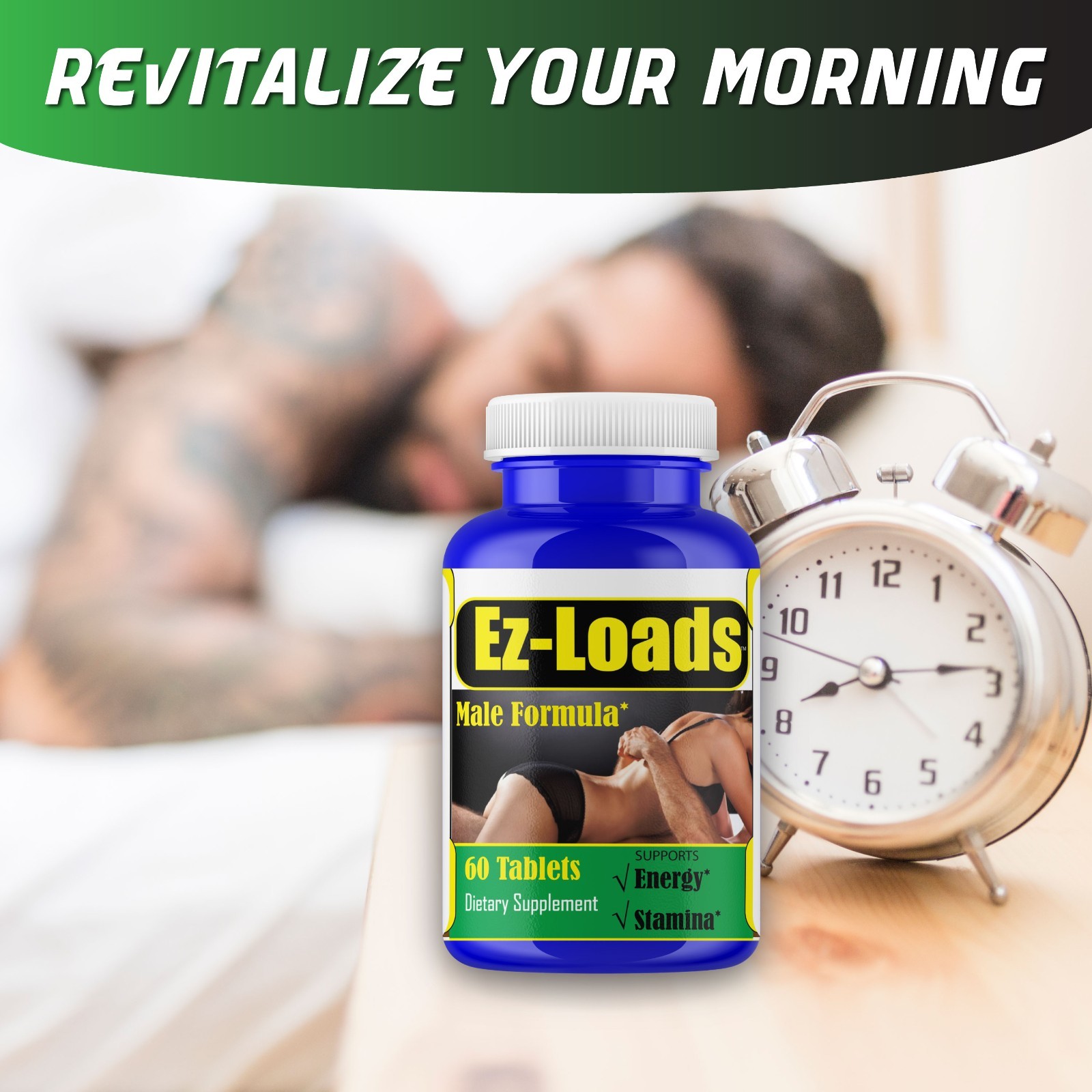 Male Enhancing 60 Capsules, LIBIDO, Maximum Strength, Extra Performance & Drive