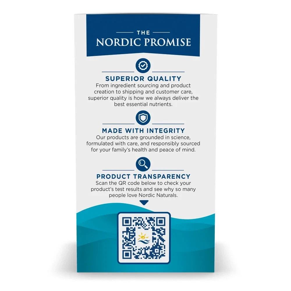 Nordic Naturals Complete Omega Lemon Support Healthy Skin Joints & Cognition 180