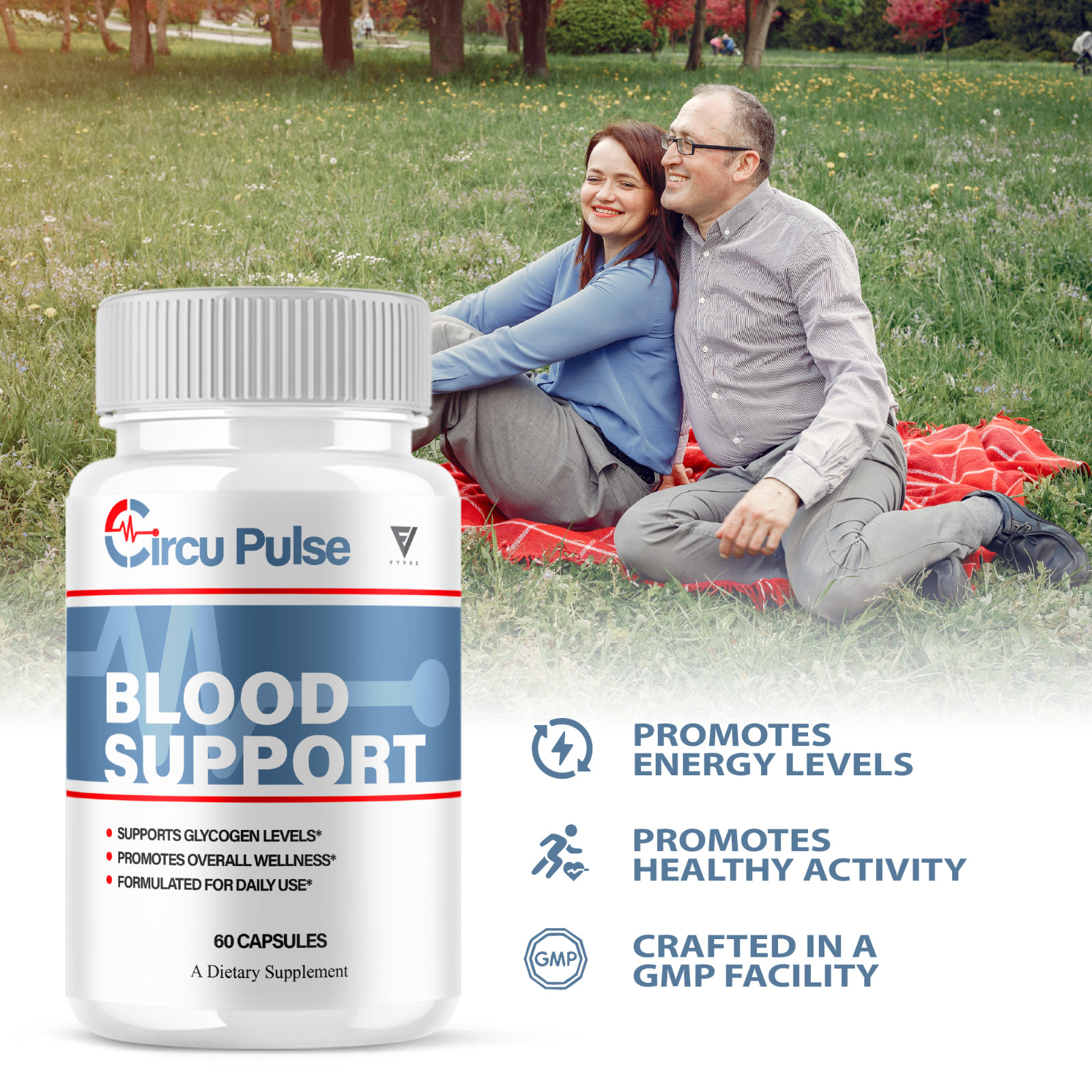 (3 Pack) CircuPulse Glycogen Capsules, Circu Pulse Health Formula (180 Capsules)