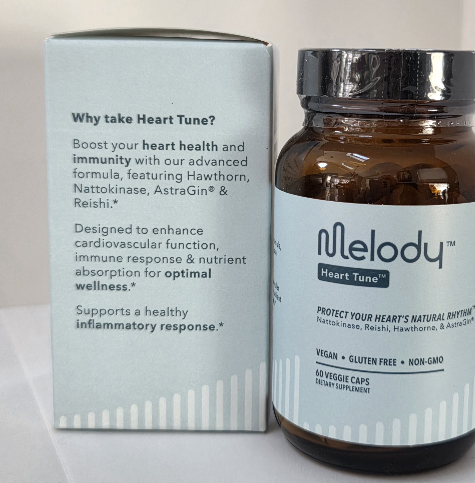Melody Heart Tune 4-in-1 Blood Pressure Support Supplements Nattokinase Capsules