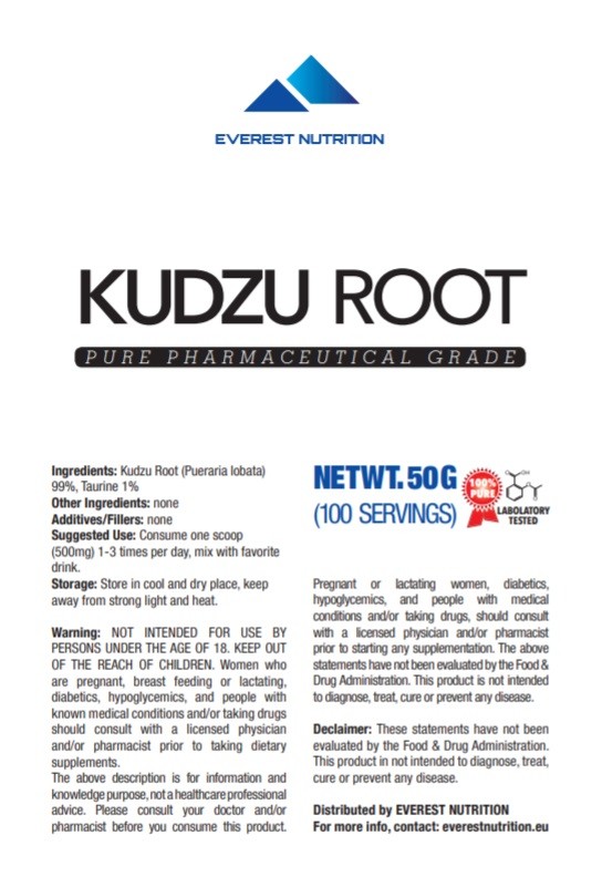 KUDZU ROOT POWDER PUERARIA LOBATA HELPS FIGHT WITH NICOTINE ,STRESS, APPETITE