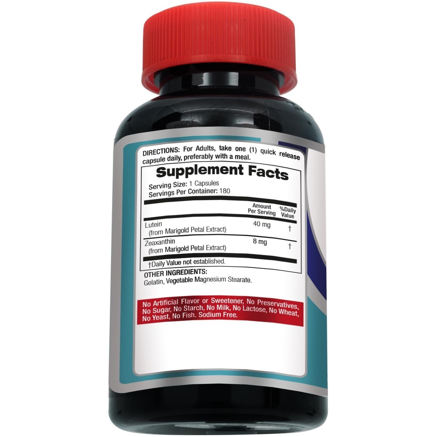 FITO MEDIC’S Lutein Supplement with Zeaxanthin, 180 Capsules, Vitamin A