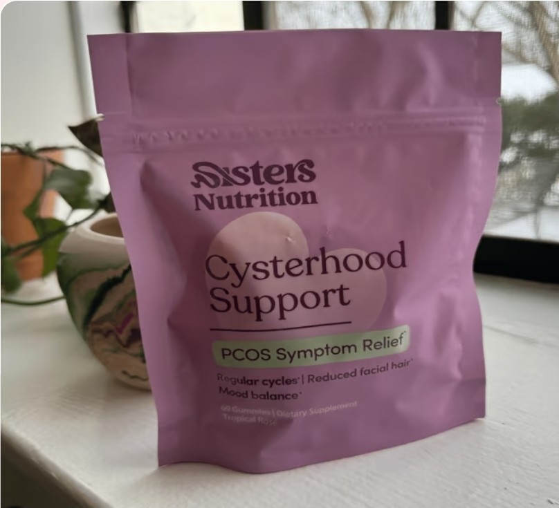 Sisters Nutrition Cysterhood Support PCOS Symptom Relief Gummies 60 Count