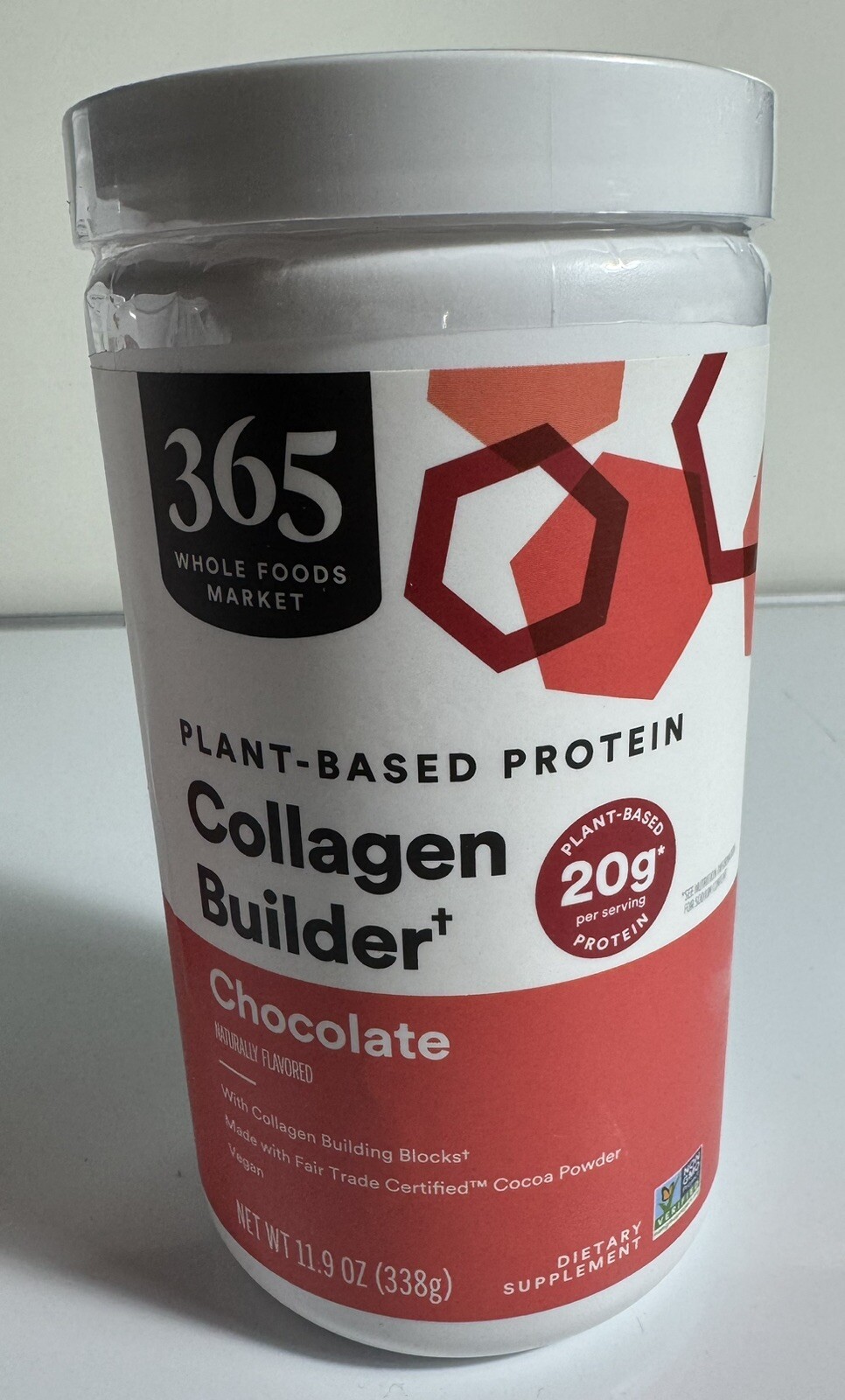 Whole Foods Plant – Based Protein Collagen Builder, 11.9oz (338 g)Exp.10/08/2025