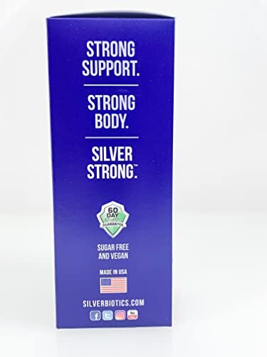 Silver Biotics Colloidal Nano SilverSol Ag₄O₄ 10 PPM Immune Support, 16 oz