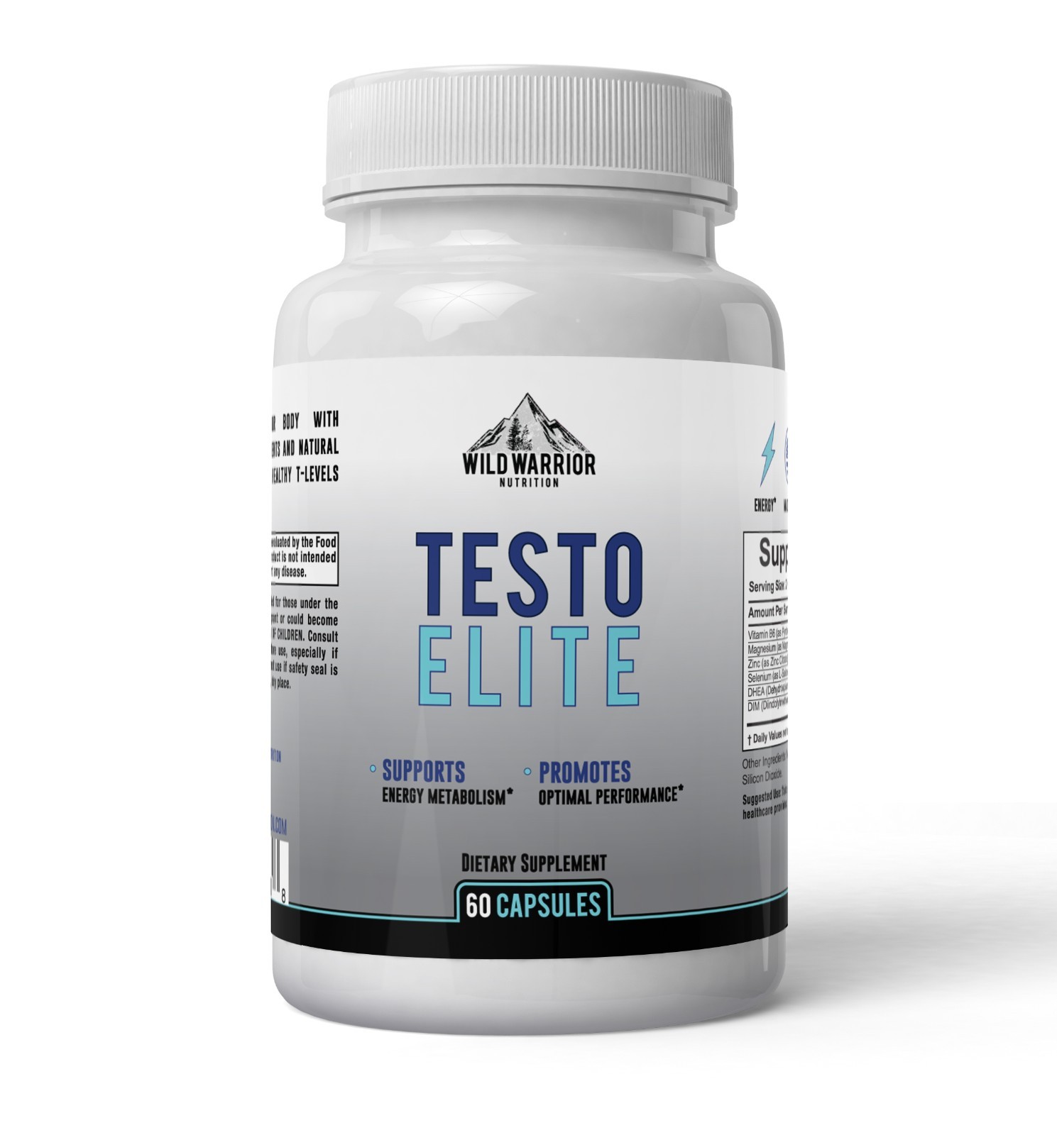 Wild Warrior Nutrition Men’s Testoster Booster – Testo Elite – ZMA +