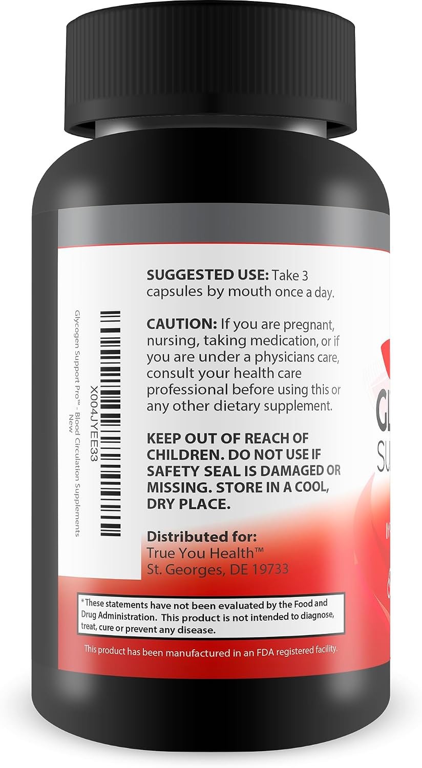 Blood Circulation Support Supplement Vein & Cardiovascular Health Capsules