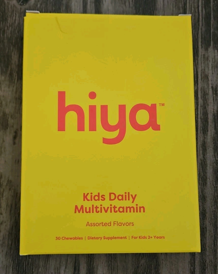 Hiya Kids Daily Multivitamin Assorted Flavors 30 Chewable Supplement Refill Jar