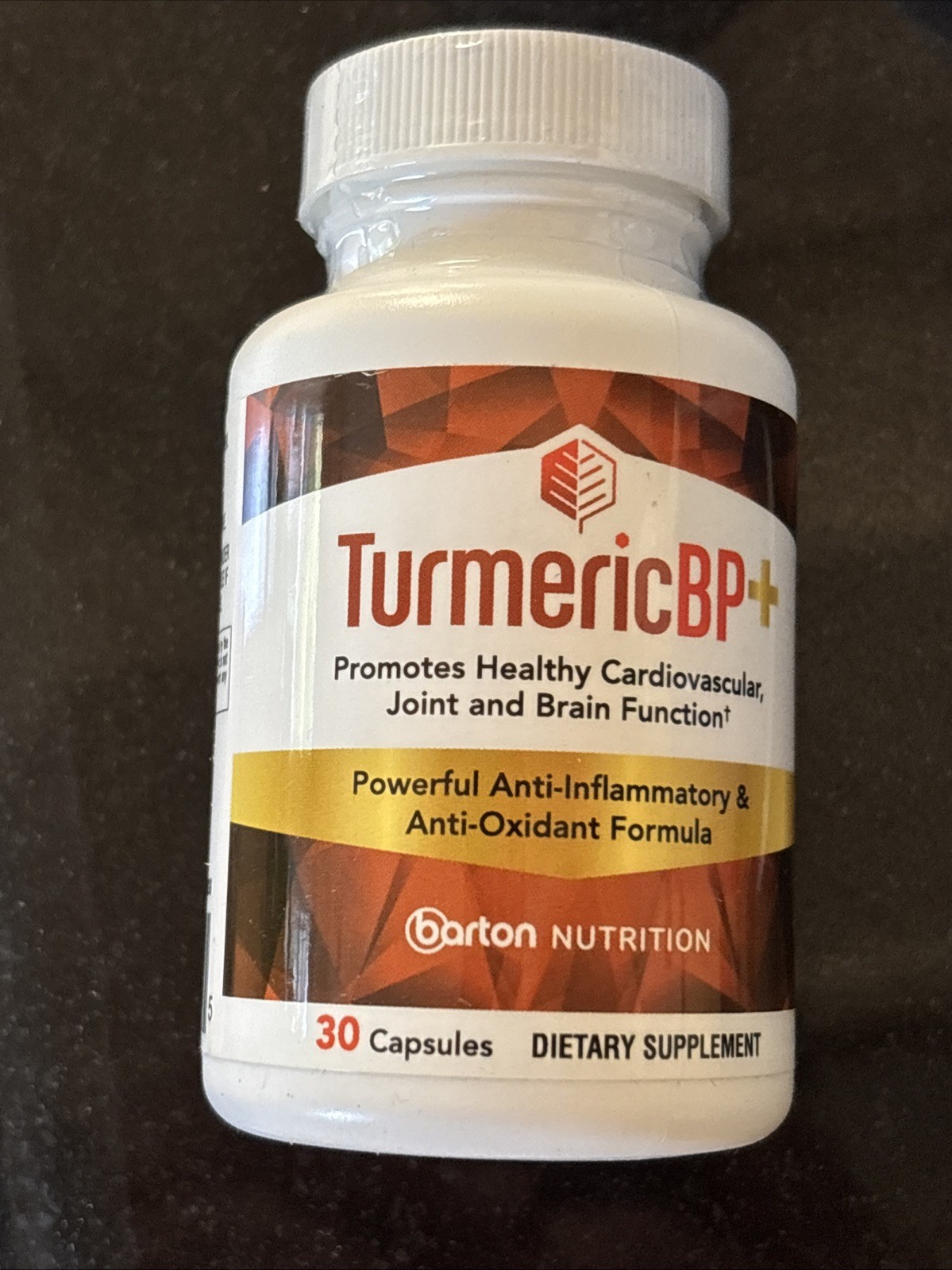 Barton Nutrition Turmeric BP+ Dietary Supplement 30 Capsules Exp 05/25 SEALED