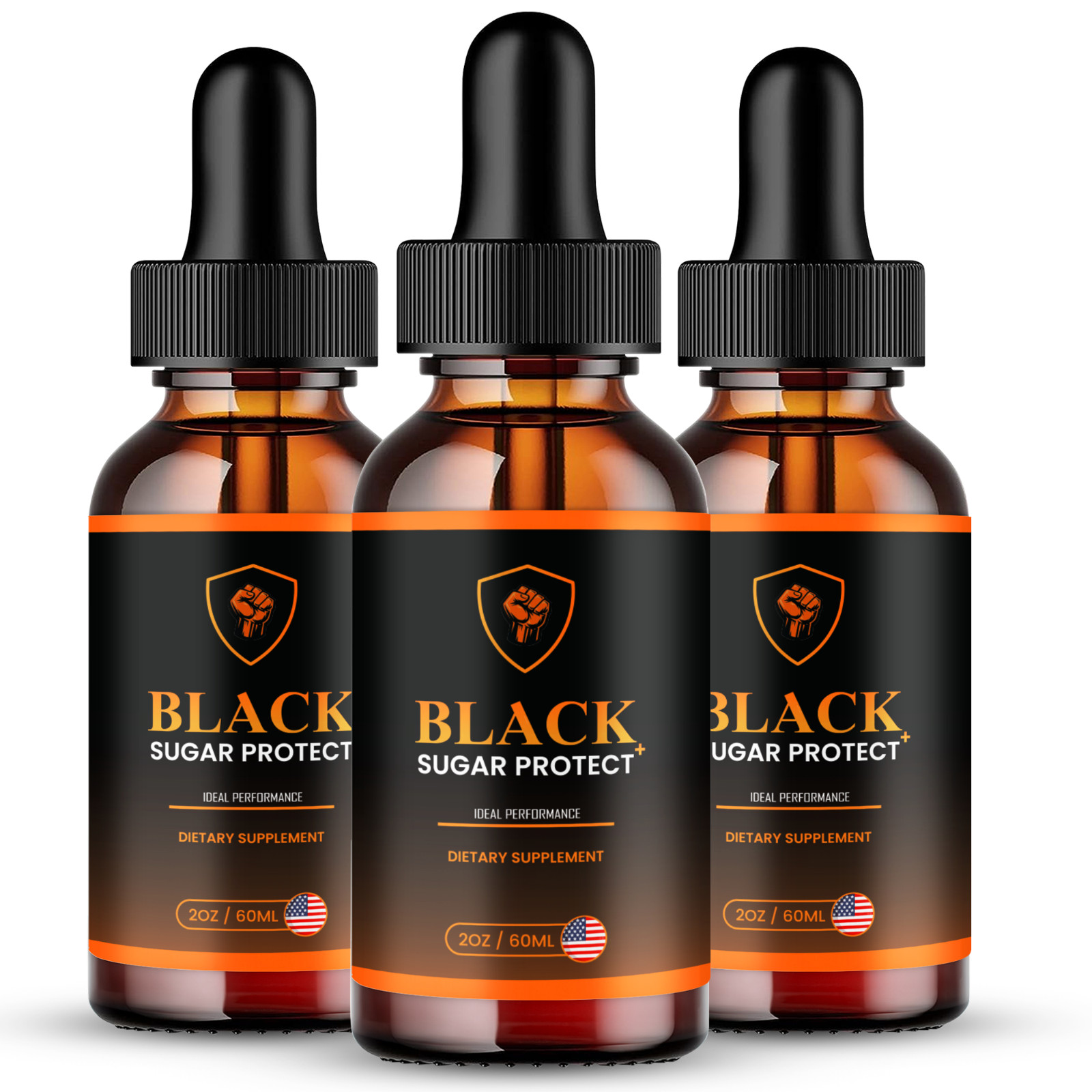 Black Sugar Protect Drops, Official BlackSugarProtect Supplement (3 Pack)