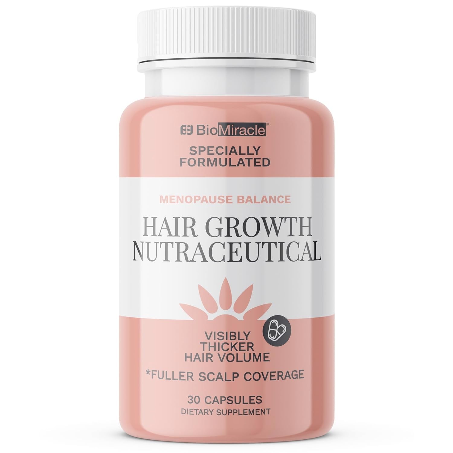 Menopause Hair Growth Supplement for Women – 30 Capsules
