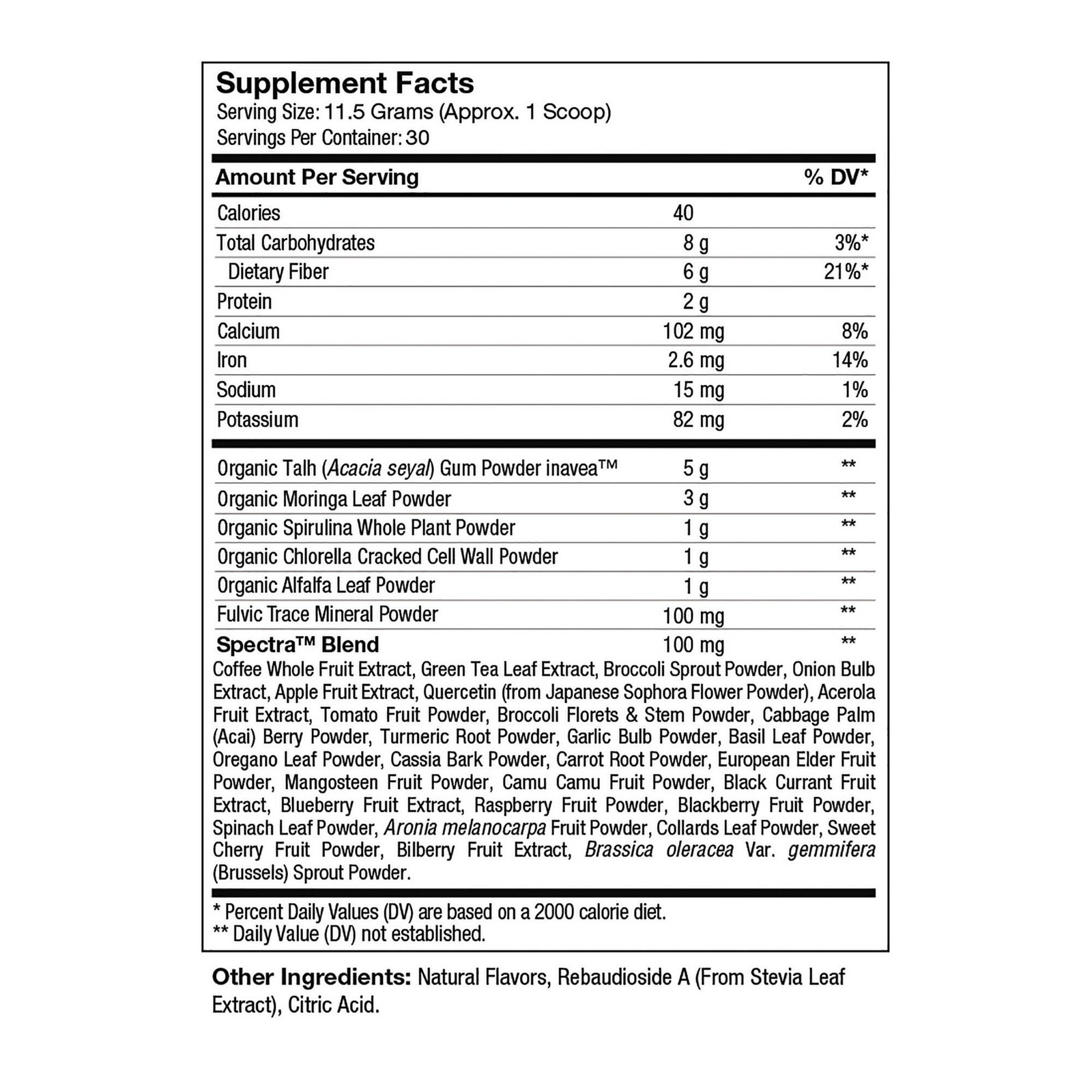 Core Greens™ Spearmint – 12.2 oz. (30 Servings)