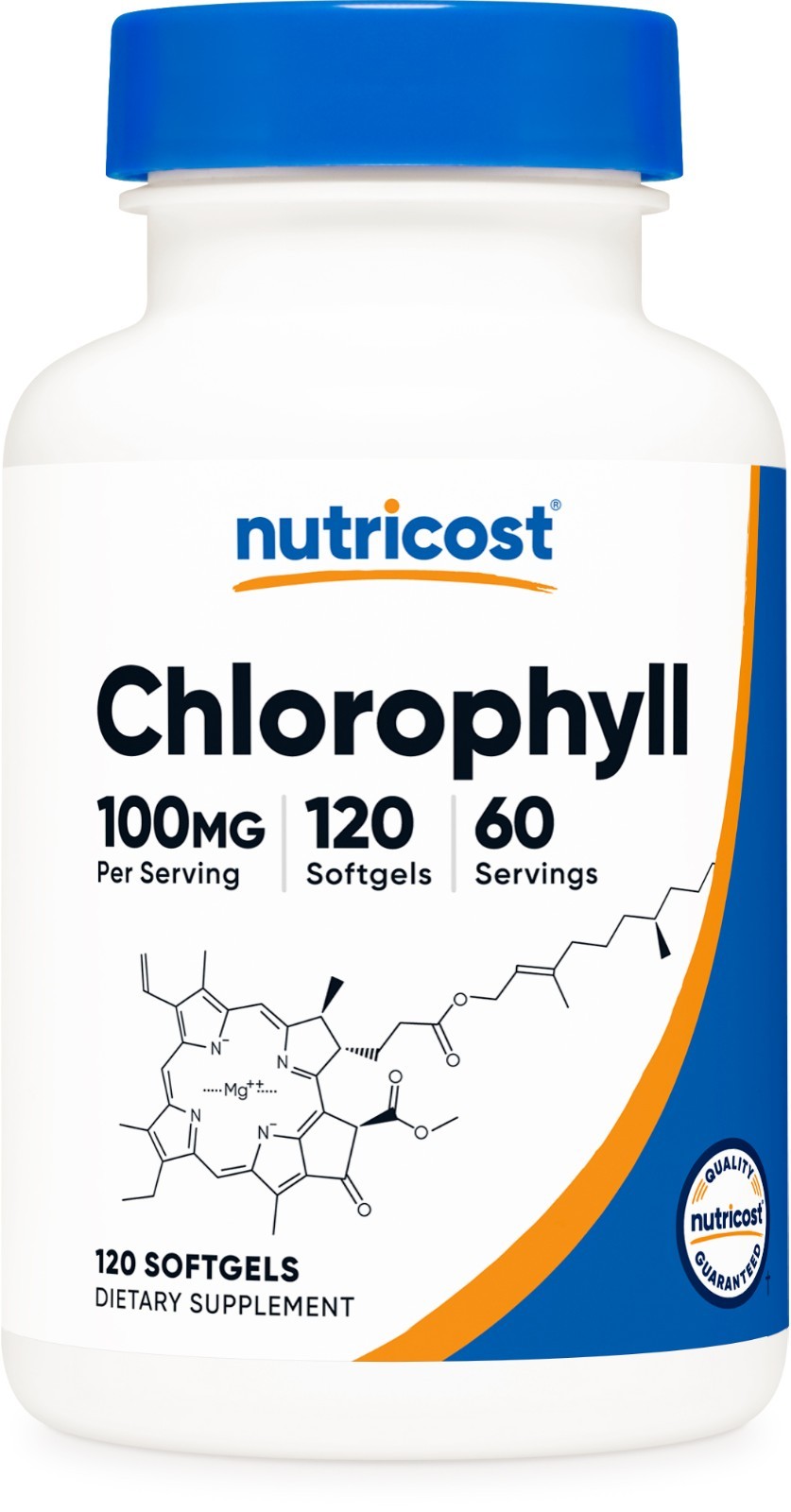 Nutricost Chlorophyll (100mg) 120 Softgels – Gluten-Free, 60 Servings