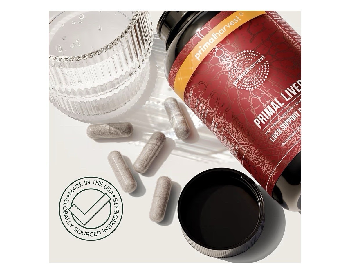 Primal Harvest Primal Liver Supplement Women & Men Liver Support Complex 2 Packs