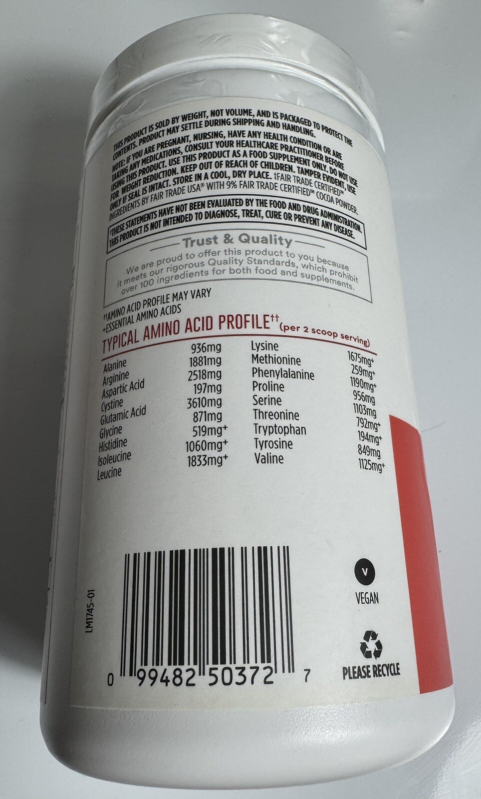 Whole Foods Plant – Based Protein Collagen Builder, 11.9oz (338 g)Exp.10/08/2025