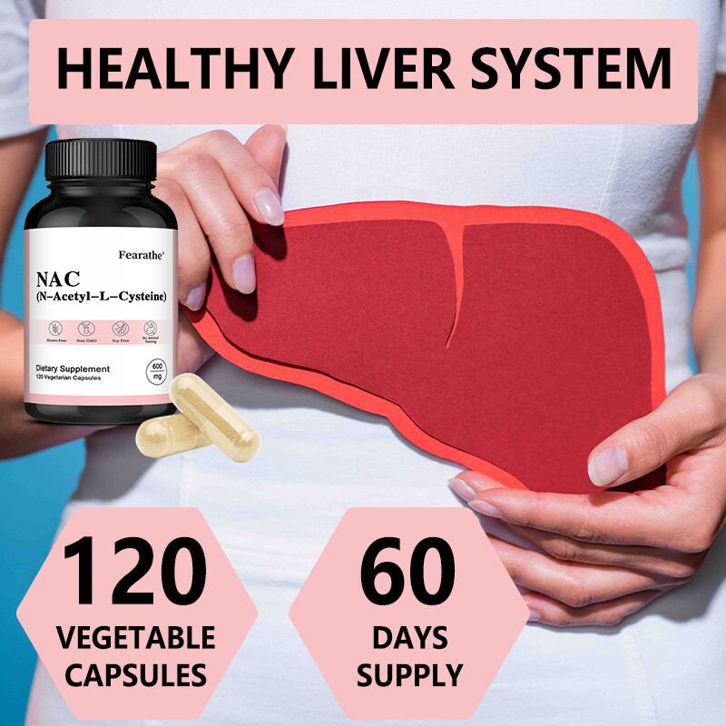N-Acetyl L-Cysteine (NAC) 600mg | 30/60/120 Capsules Max Strength Veg Caps