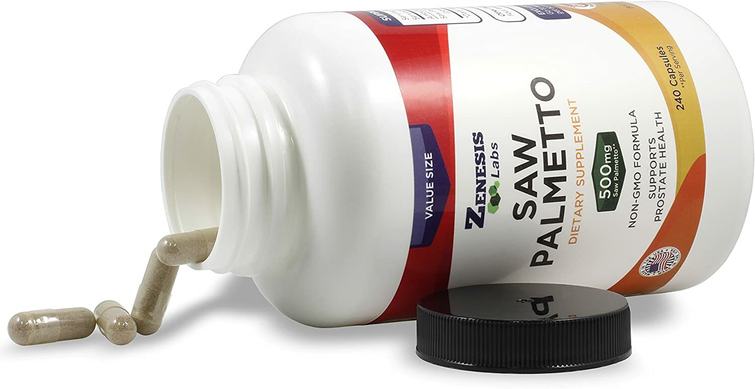 Saw Palmetto – (2 bottle set) Value Size – 480 capsules $0.08 (approx) per cap