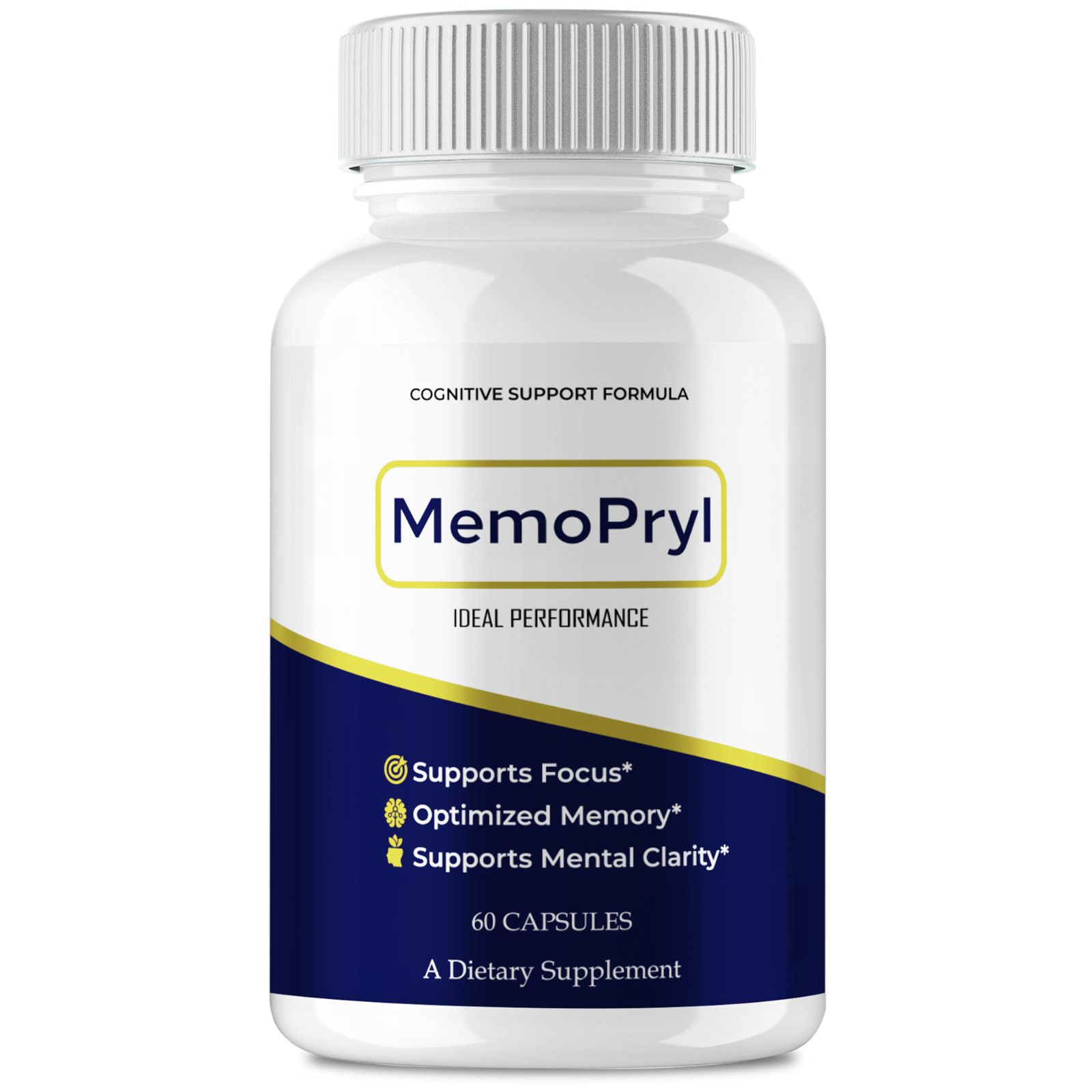 Memopryl Brain Supplements for Memory and Focus Capsules (1 Pack)