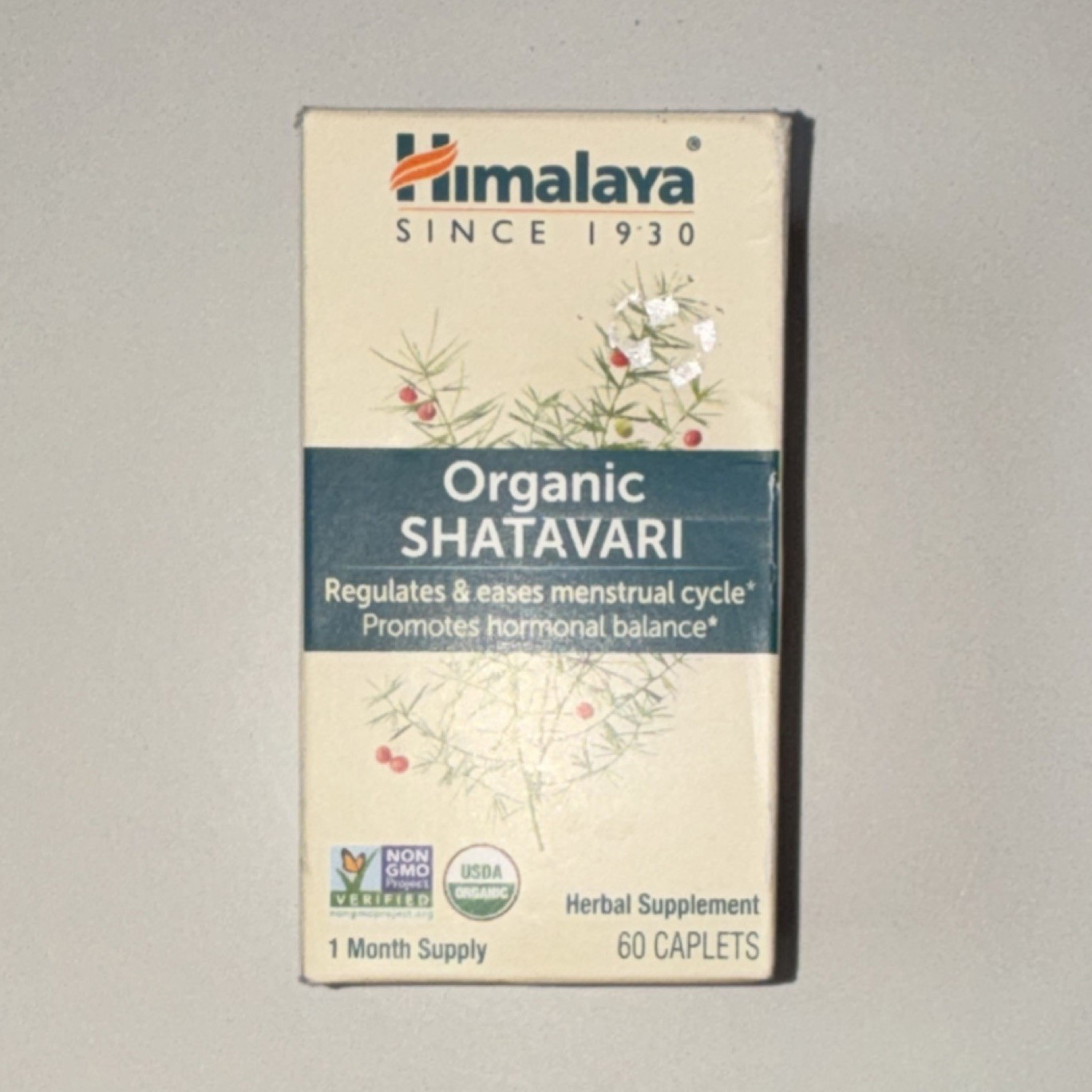 Himalaya USDA Organic Non-GMO Shatavari Women’s Hormonal Support 60 Caplets