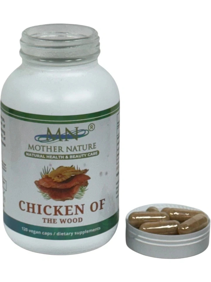 Mother Nature Chicken of the Wood Mushroom Herbal Supplement – Vegan Capsules