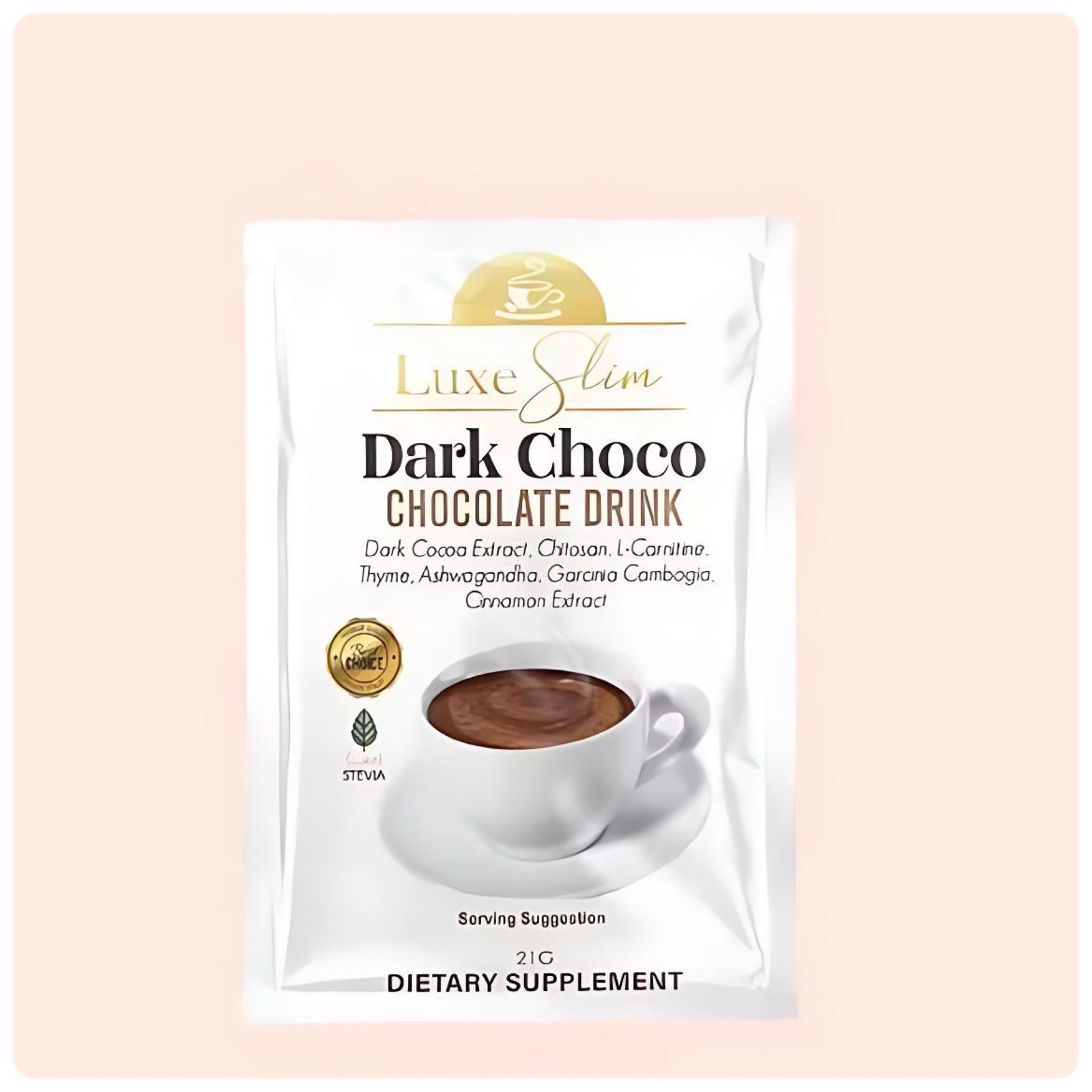 Luxe Slim Dark Choco, Chocolate Drink