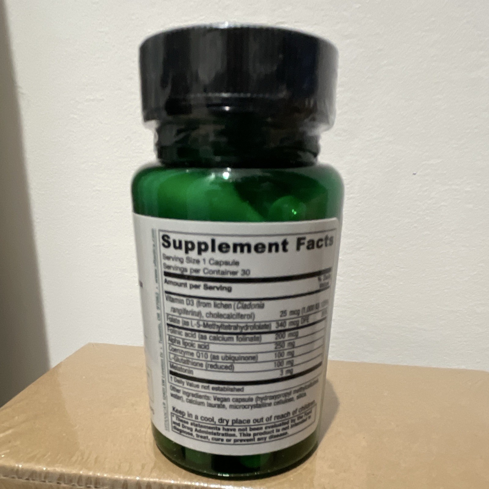 Vitanica Ovum P.M. Bedtime Egg Quality Support 30 Vegan Caps Exp 09/2027