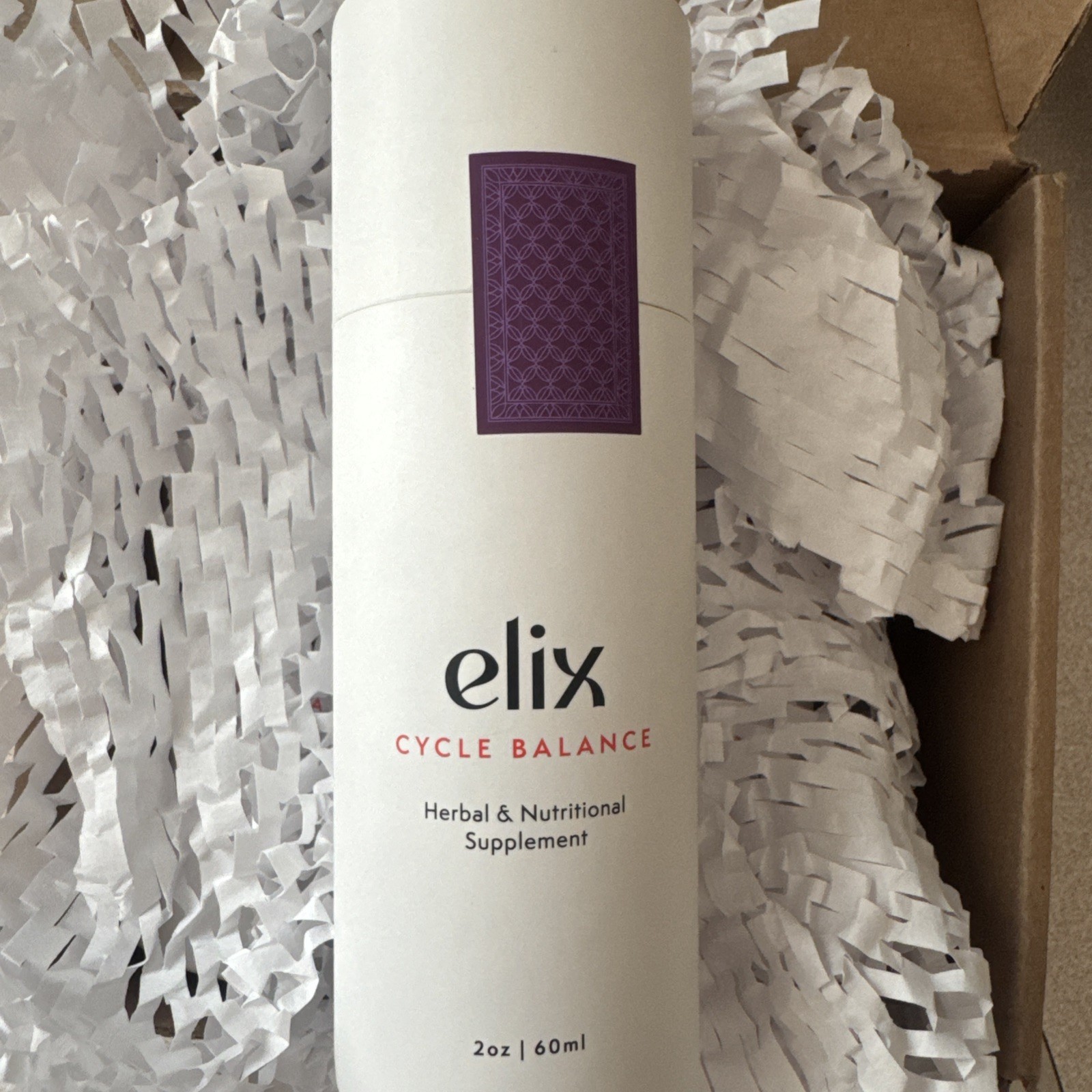 Elix Cycle Balance Herbal & Nutritional Supplement Healing 2oz 60ml x 3 bottles