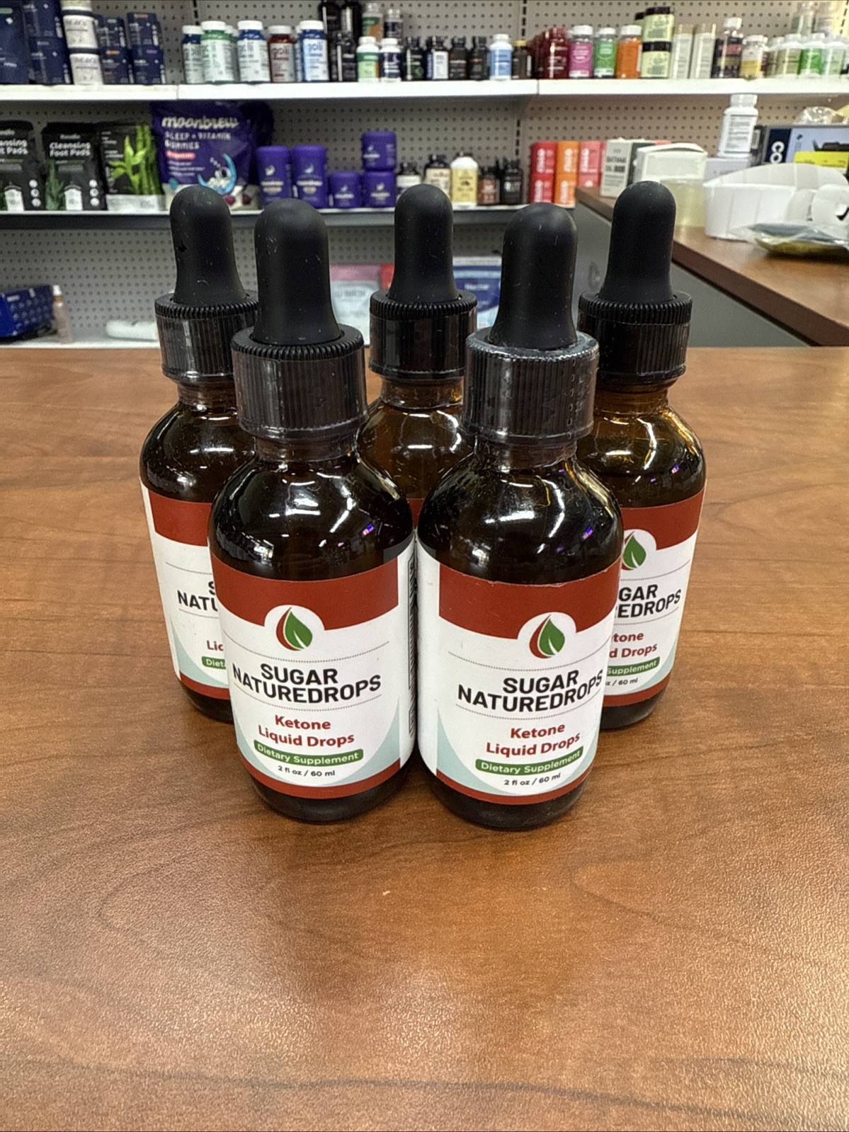 Sugar NatureDrops Ketone Liquid Drops Pack Of 5 Exp. 01/2028