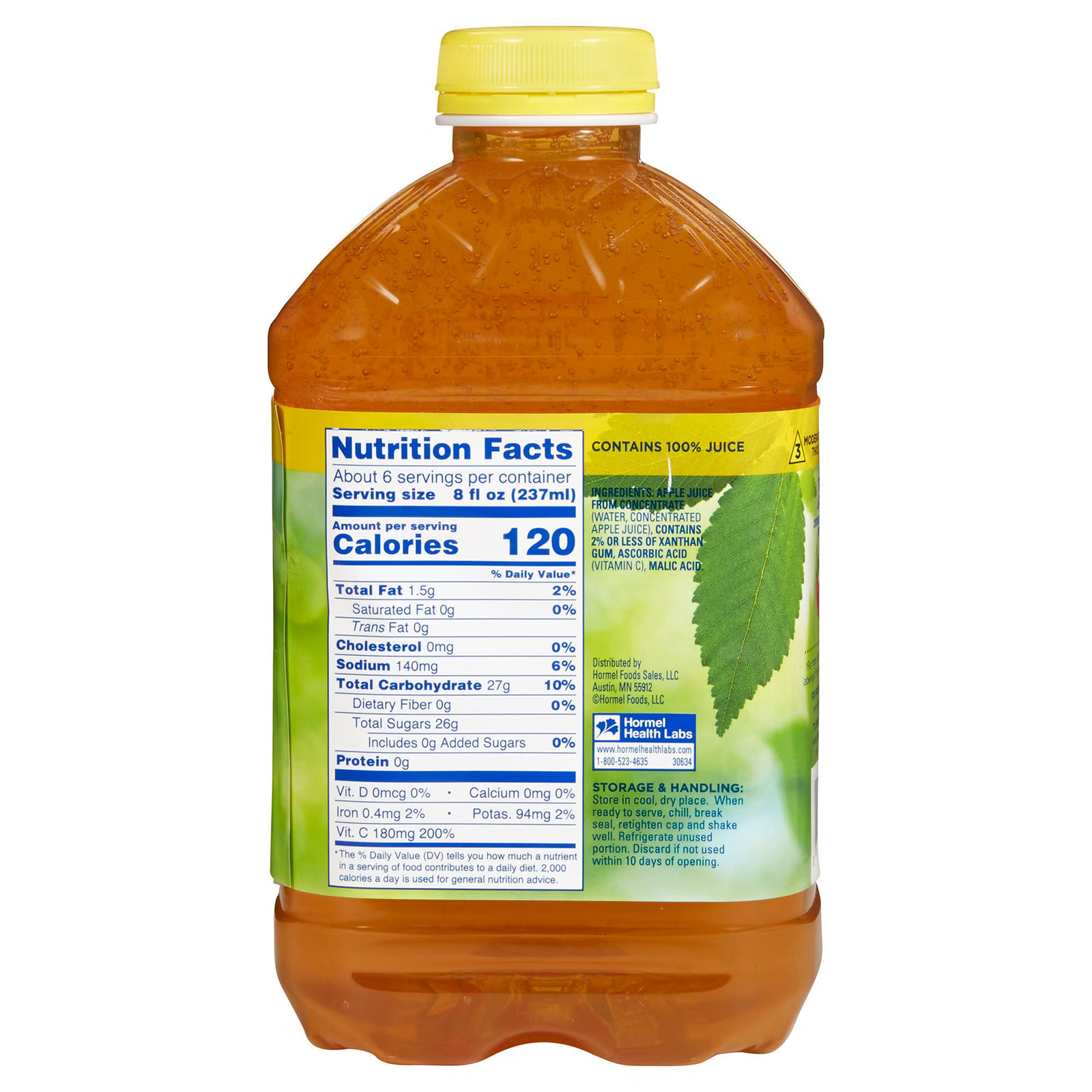 Thick & Easy Thickened Beverage Apple 46 oz. Bottle 6 Ct